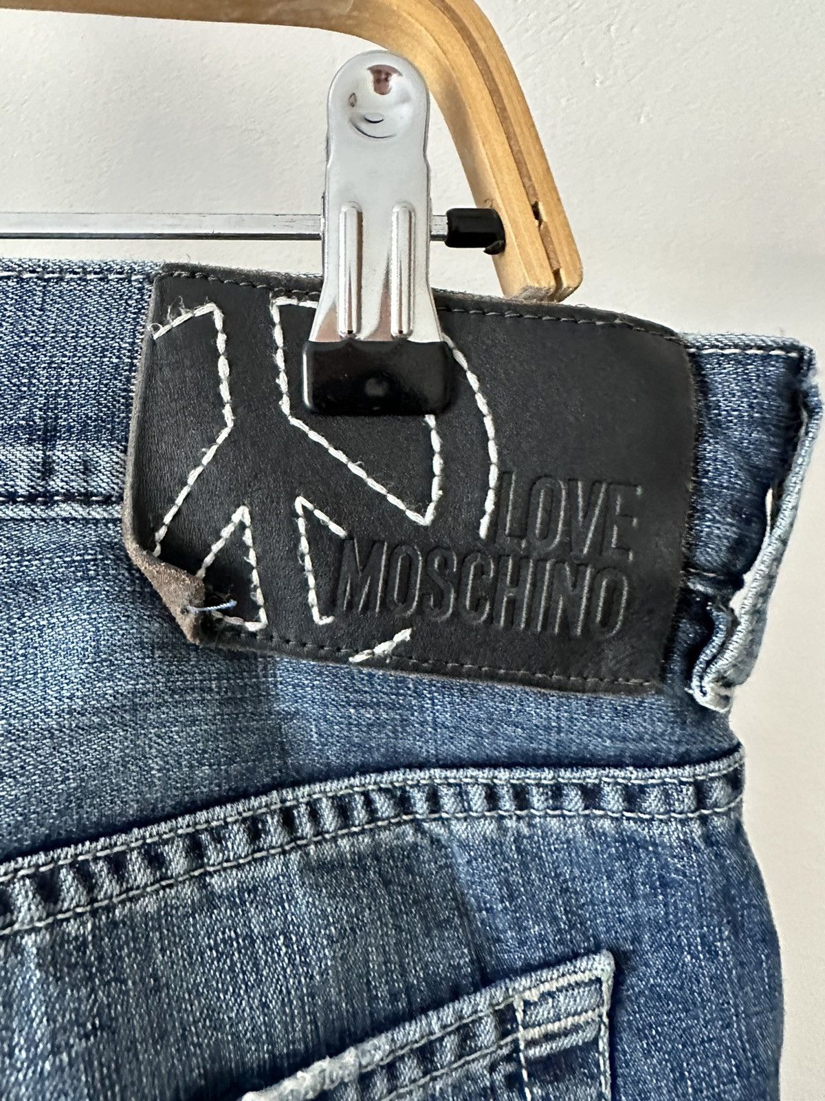 Moschino Love Moschino Linen Cotton Blend denim jeans pants trousers Size US 33 - 10 Thumbnail