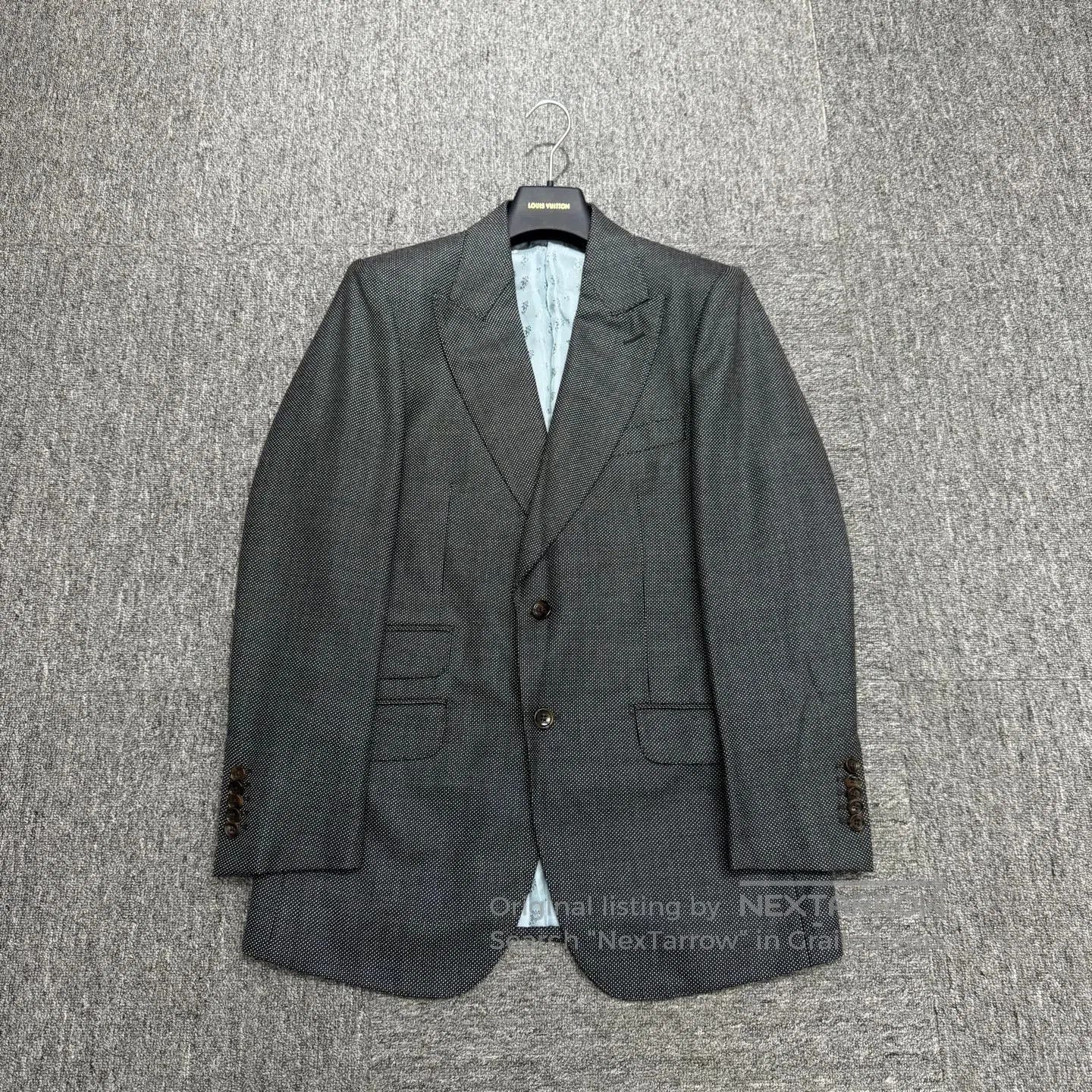 Gucci Black Patterned Formal Blazer. Size US M / EU 48-50 / 2 - 1 Thumbnail