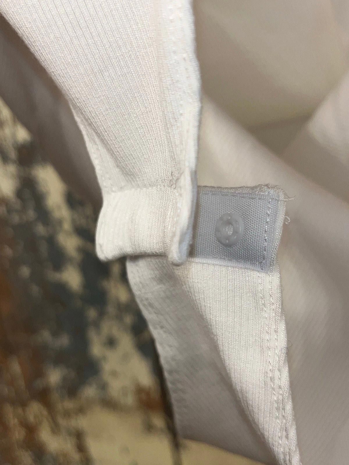 Mango NWT MangoPop white ribbed bodysuit, size medium Size M / US 6-8 / IT 42-44 - 4 Thumbnail