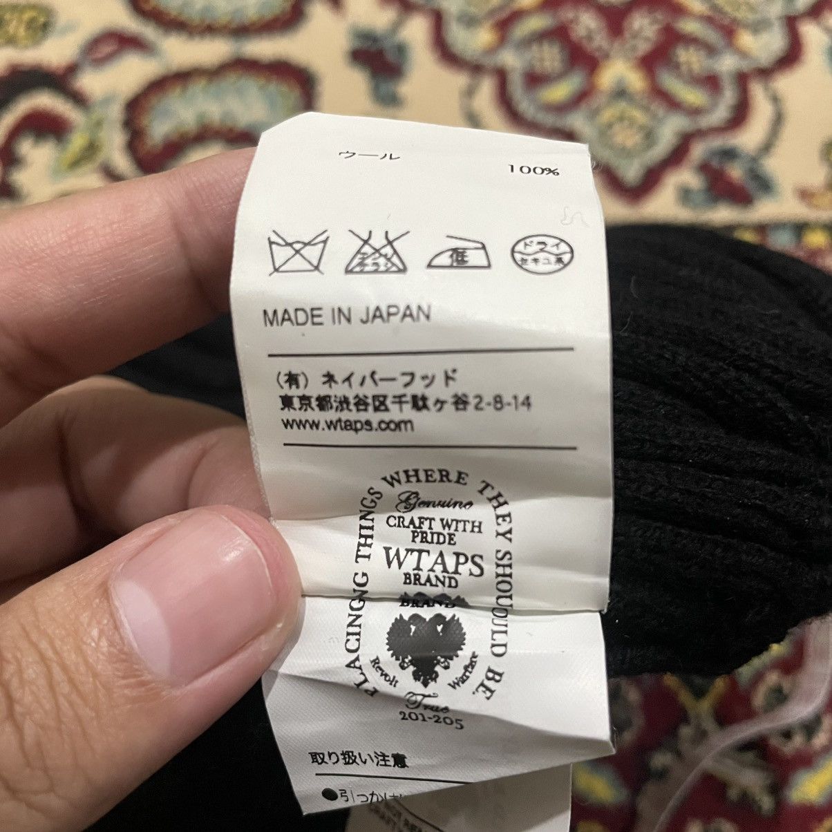 Designer × Japanese Brand × Wtaps wtaps black beanie japan made Size ONE SIZE - 7 Thumbnail