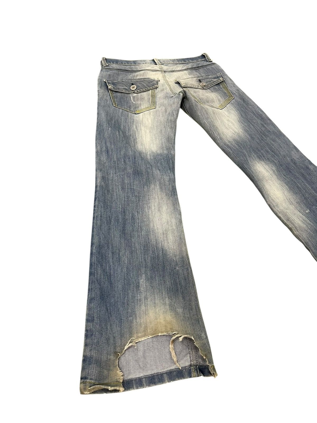 Japanese Brand Flare Jeans Denim Co Faded Distress Boot Cut 2🟦3 Size US 32 / EU 48 - 1 Thumbnail