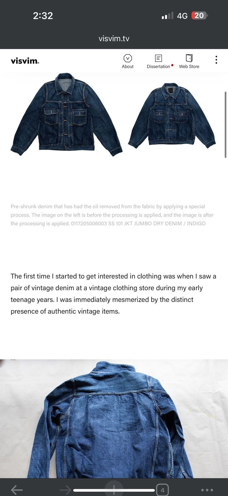 Visvim Visvim 17aw ICT Jumbo 101 Dry3 Jacket，size 3 Size US L / EU 52-54 / 3 - 5 Thumbnail