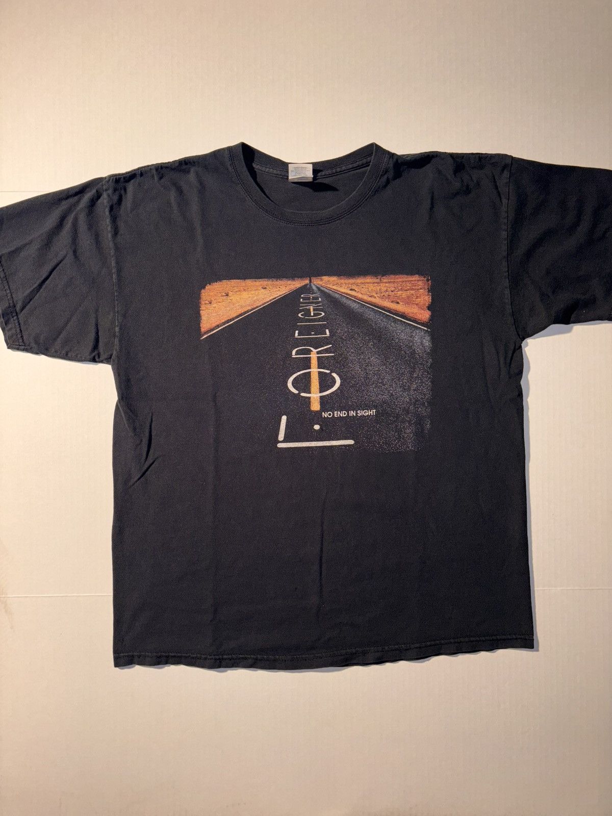 Band Tees Vtg Foreigner No End In Sight 2008 Tour Concert Rock N Roll Size US XL / EU 56 / 4 - 1 Thumbnail