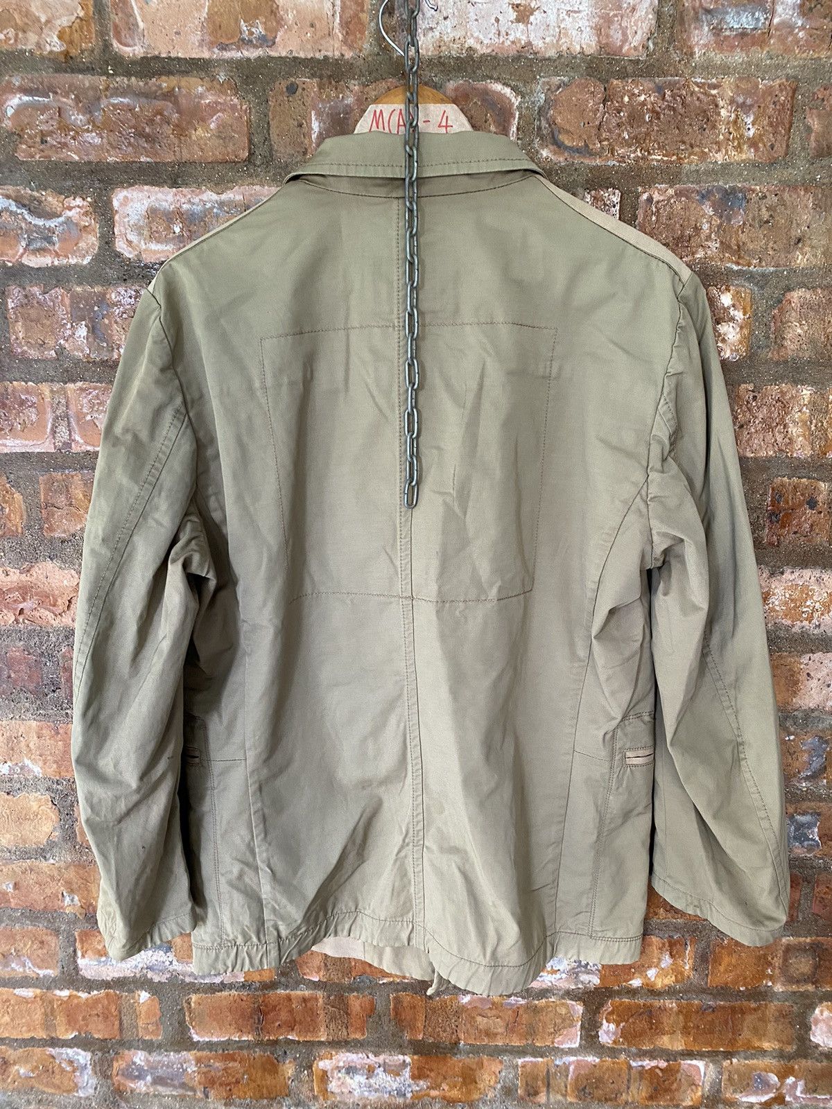 Marithe + Francois Girbaud 2000s Marithe Francois Girbaud Repair tribal Distress Jacket Size US L / EU 52-54 / 3 - 14 Thumbnail