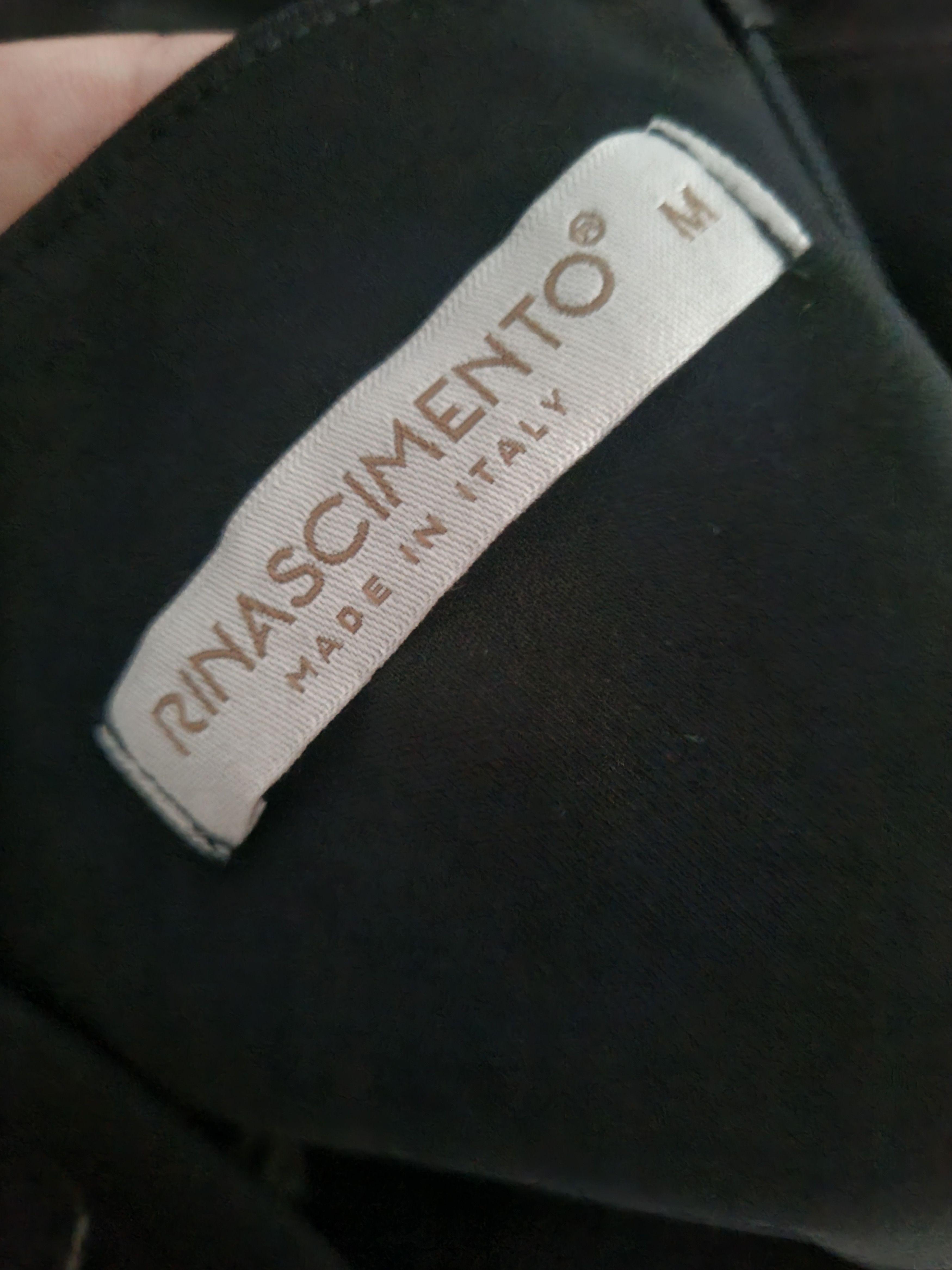 Other Rinascimento Italy Feather-Trimmed Evening Jumpsuit Black Size M / US 6-8 / IT 42-44 - 9 Thumbnail