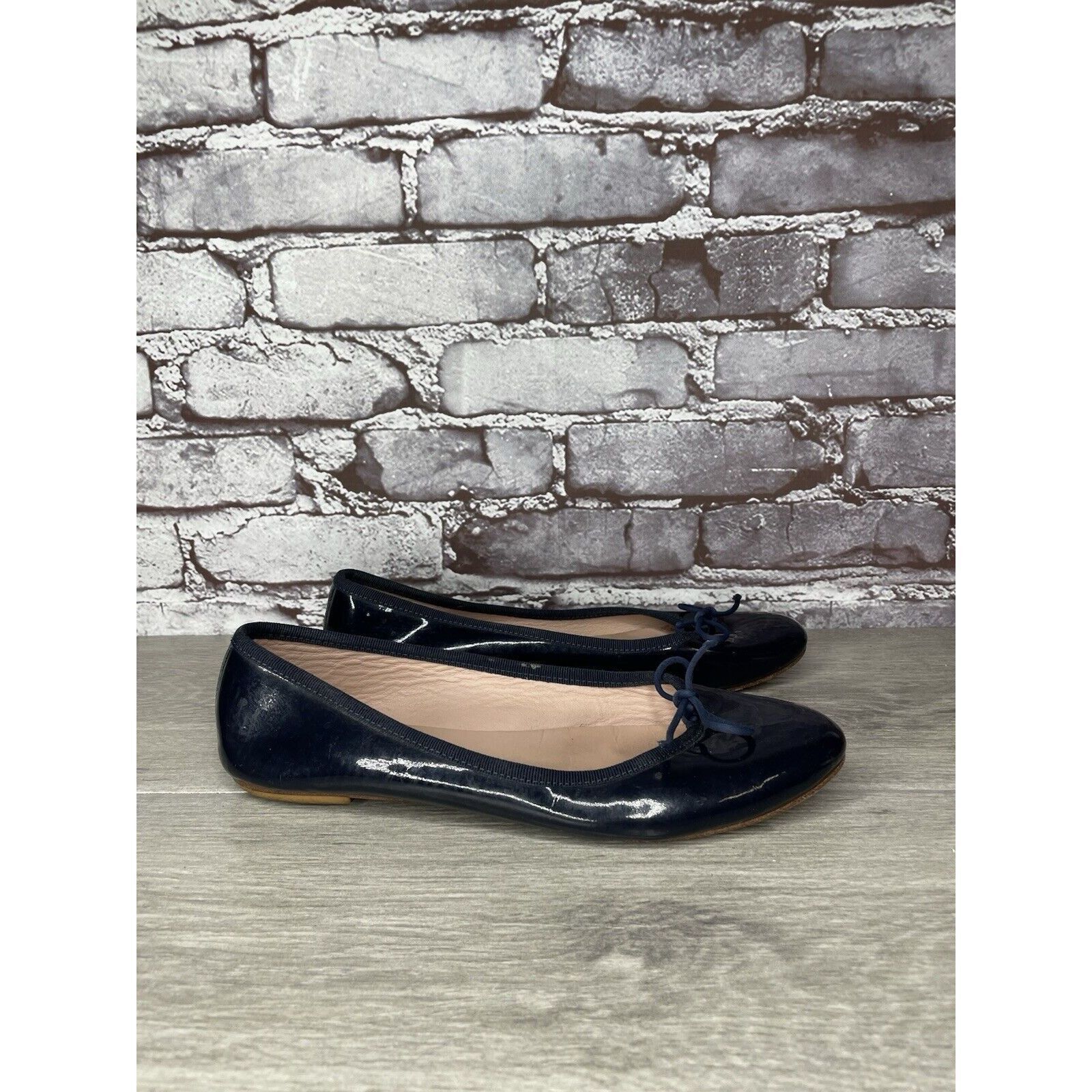 Summit Clothing Summit White Mountain Navy Blue Patent Bow Ballet Flats Wome Size US 8.5 / IT 38.5 - 20 Thumbnail