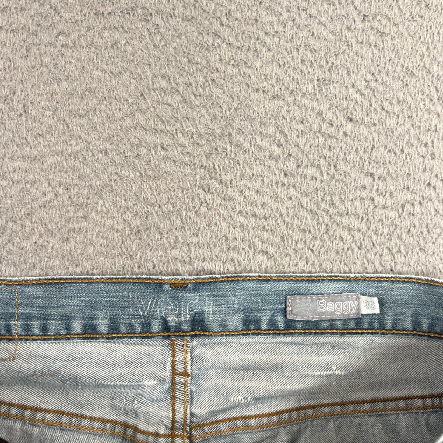 Levi's Levi's Jeans Men’s 34 Regular Fit Blue Distressed Wide-Leg Grunge Y2K Baggy Denim Size US 34 / EU 50 - 6 Thumbnail