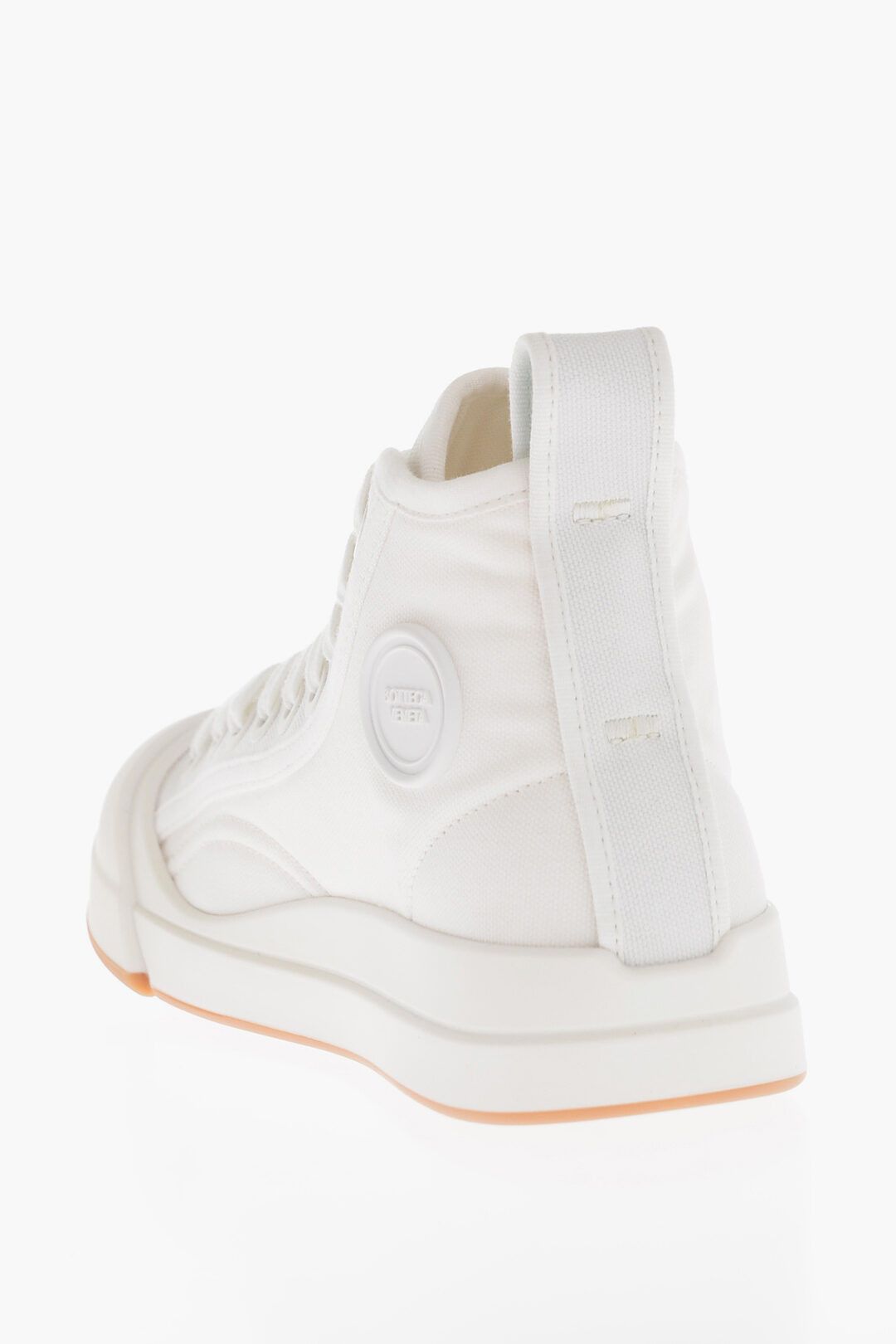 og1mm0825 Canvas Vulcan Hi-Top Sneakers in White
