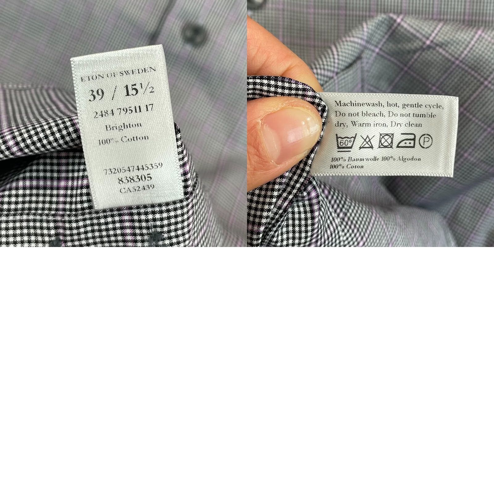 Eton VINTAGE? No. Size 40R - 8 Thumbnail