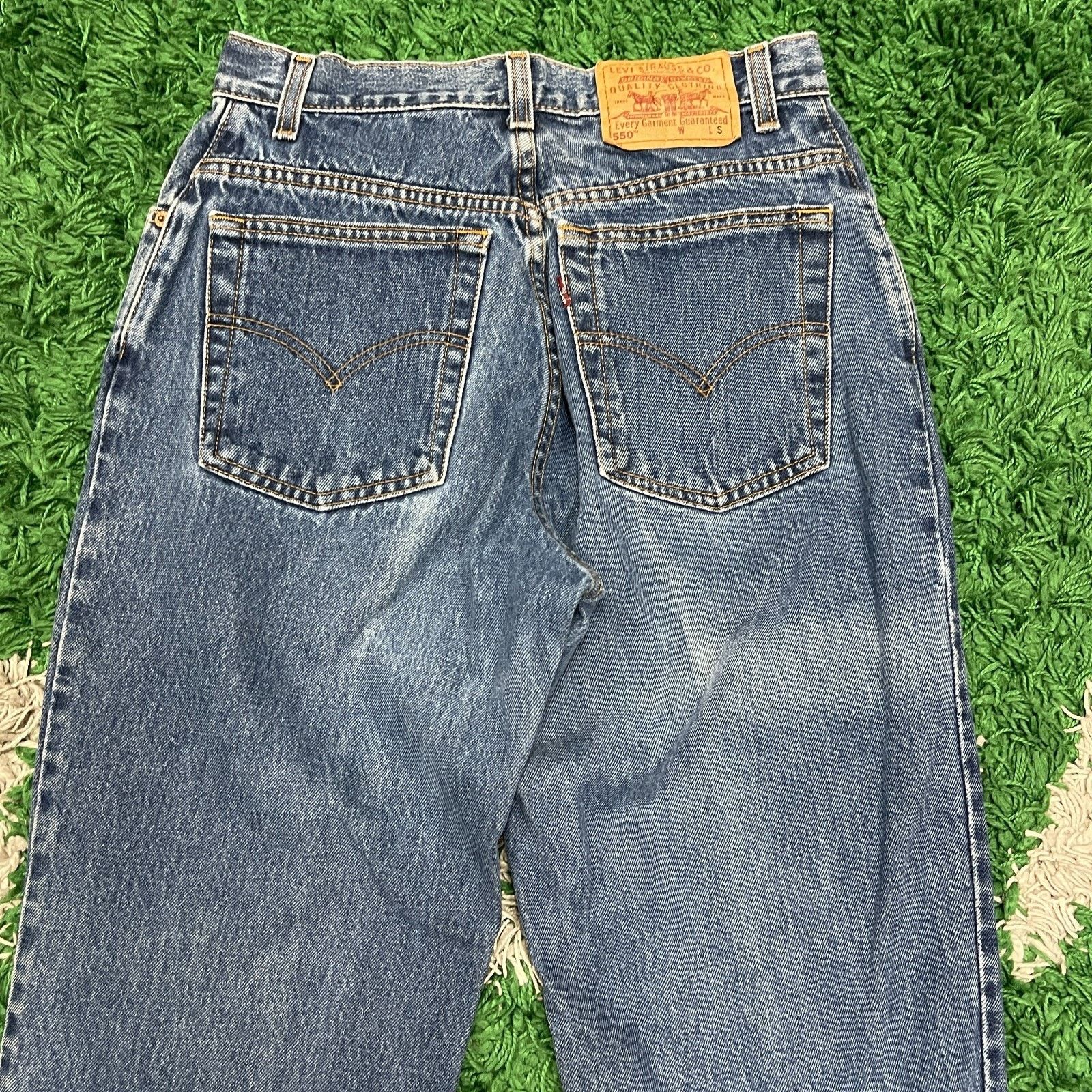 Levi's × Vintage Vintage 90s Levis 550 Relaxed Fit Tapered Leg Womens Size 8 Size 30" / US 8 / IT 44 - 5 Thumbnail