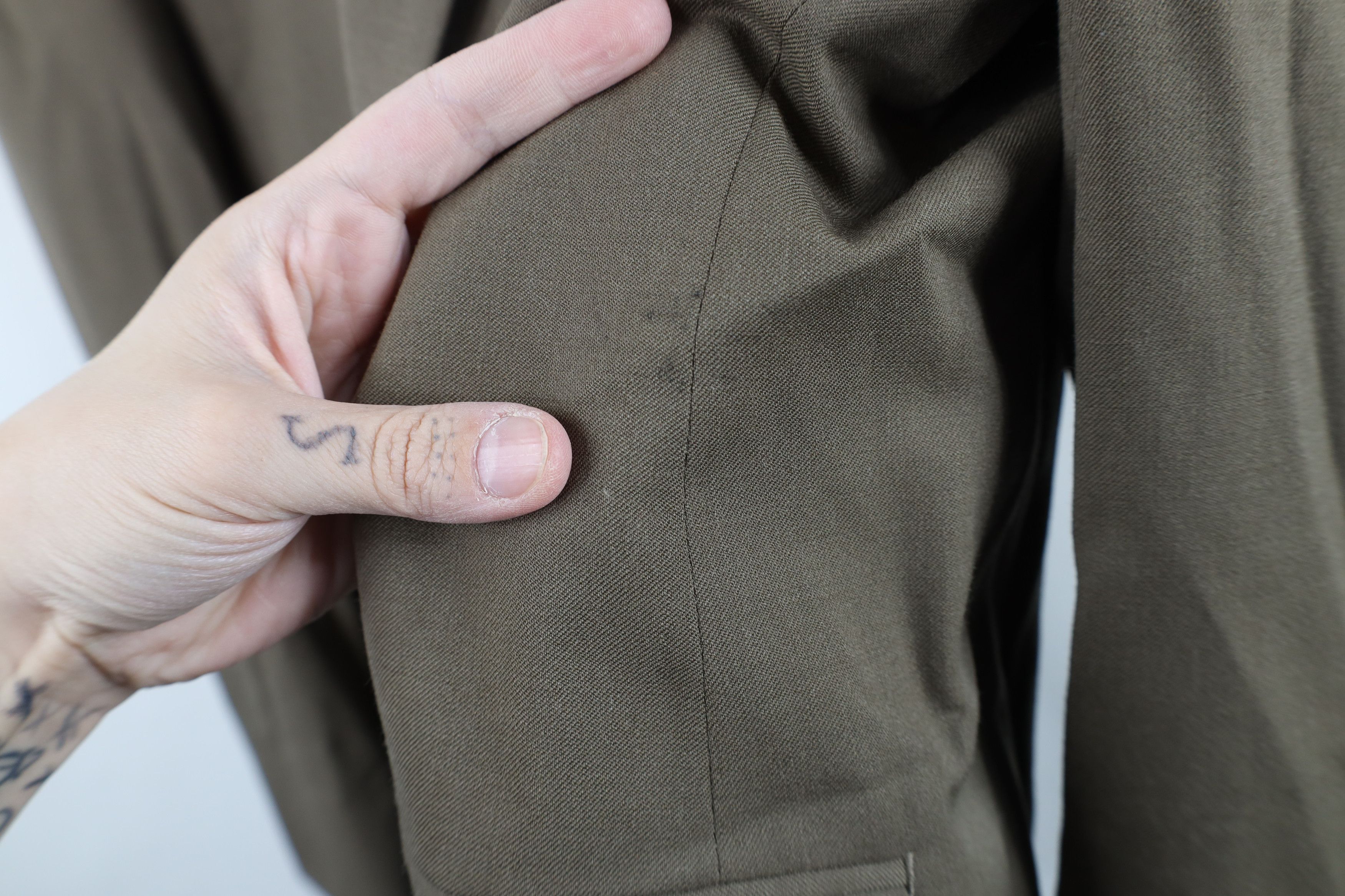 Ralph Lauren Vintage 90s Ralph Lauren Suit Coat Blazer Jacket Beige Size US XXL / EU 58 / 5 - 5 Thumbnail