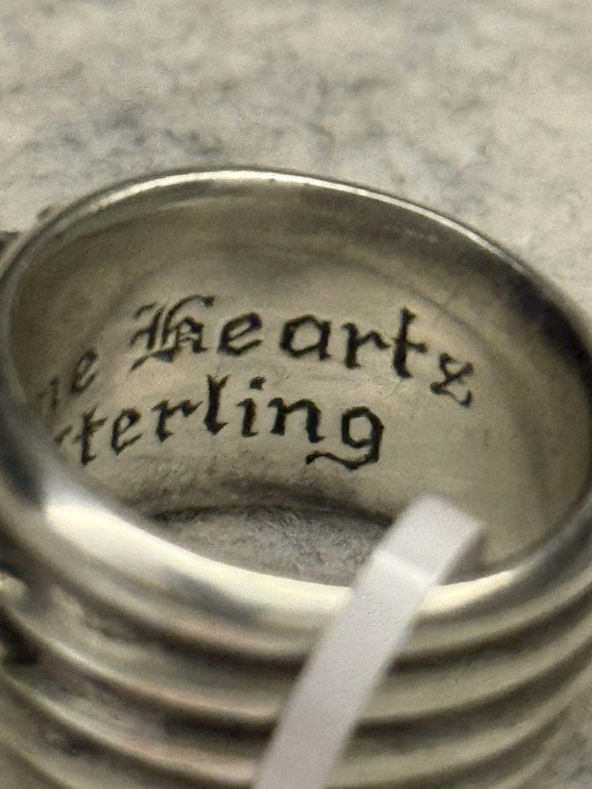 Chrome Hearts Chrome Hearts Black Diamond Dagger Ring Silver Size ONE SIZE - 4 Thumbnail