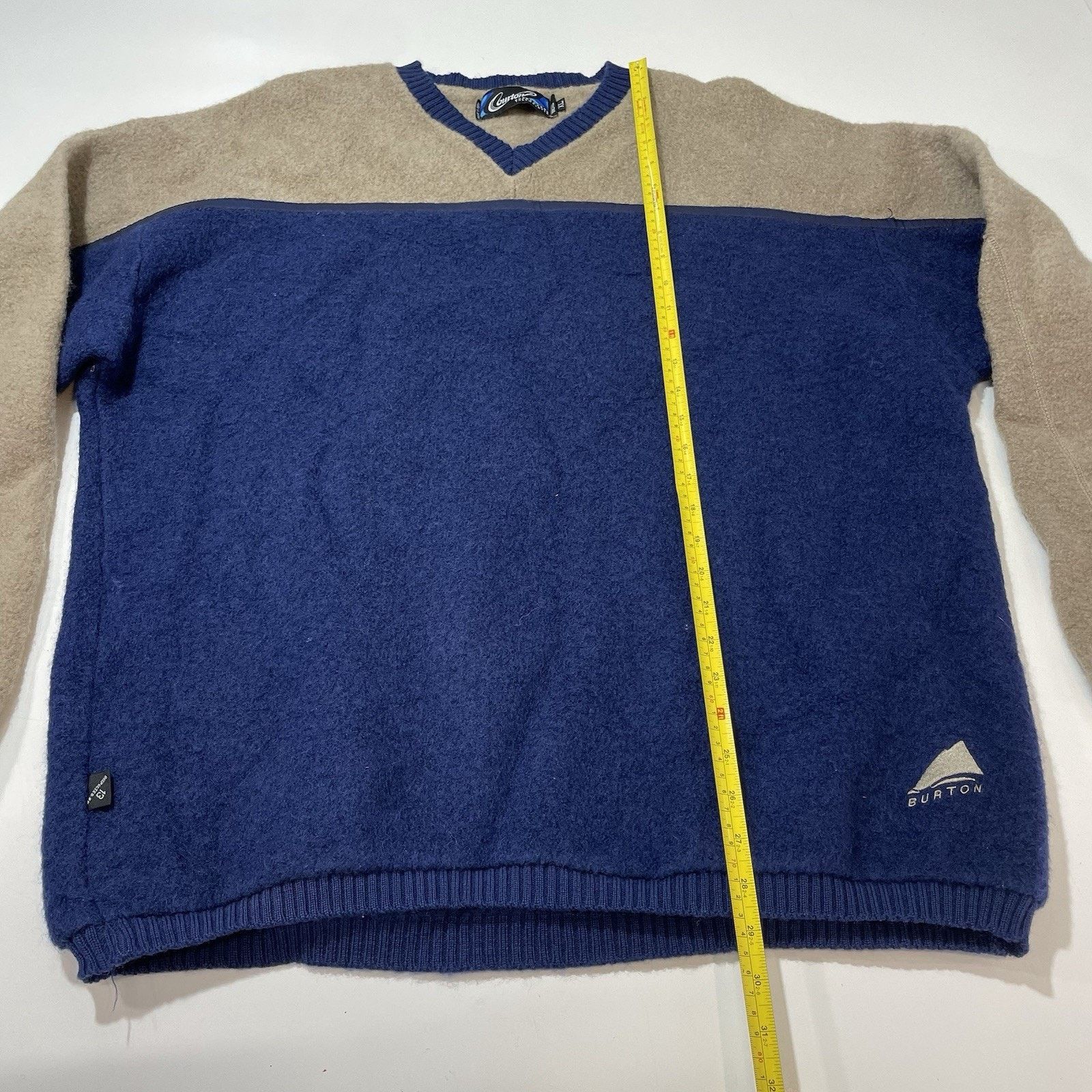 Burton VTG Burton Thermal Sweater Men’s Wool Blend Pullover XL Size US XL / EU 56 / 4 - 5 Thumbnail
