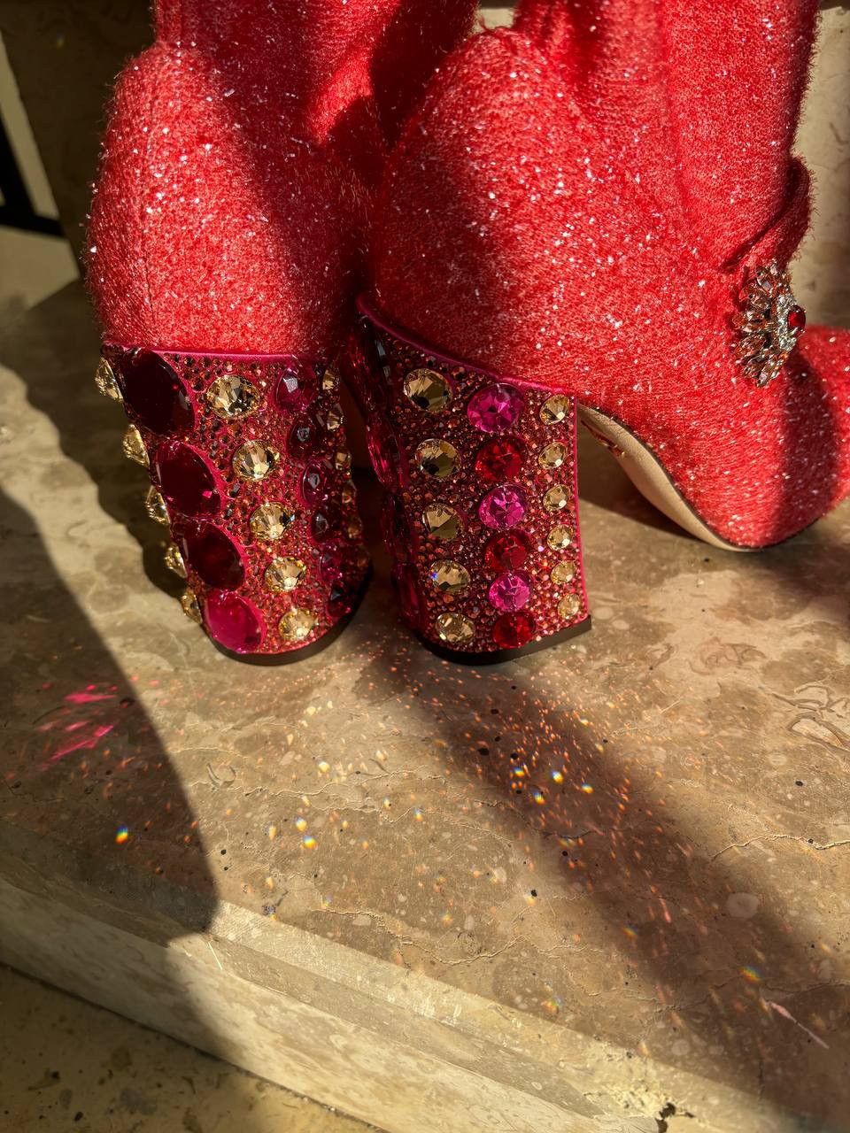 Dolce & Gabbana Dolce&Gabbana glitter boots Size US 8 / IT 38 - 5 Thumbnail