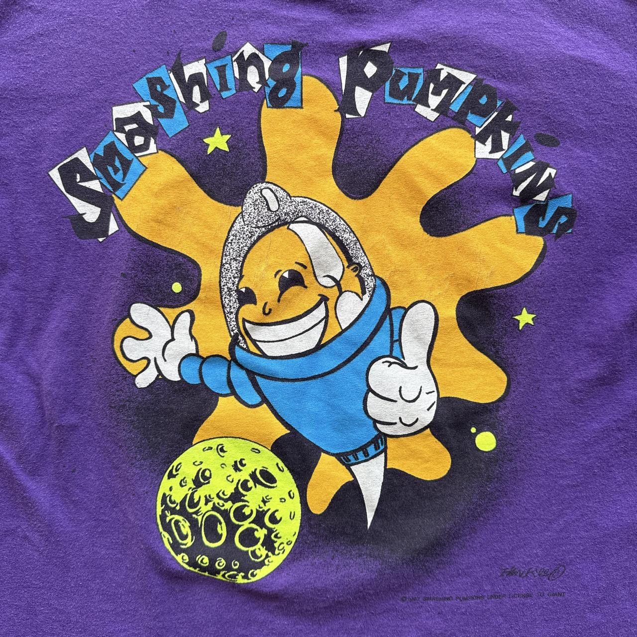 Vintage Vintage 1992 The Smashing Pumpkins "Starla" T-Shirt GRAIL Size US XL / EU 56 / 4 - 2 Thumbnail