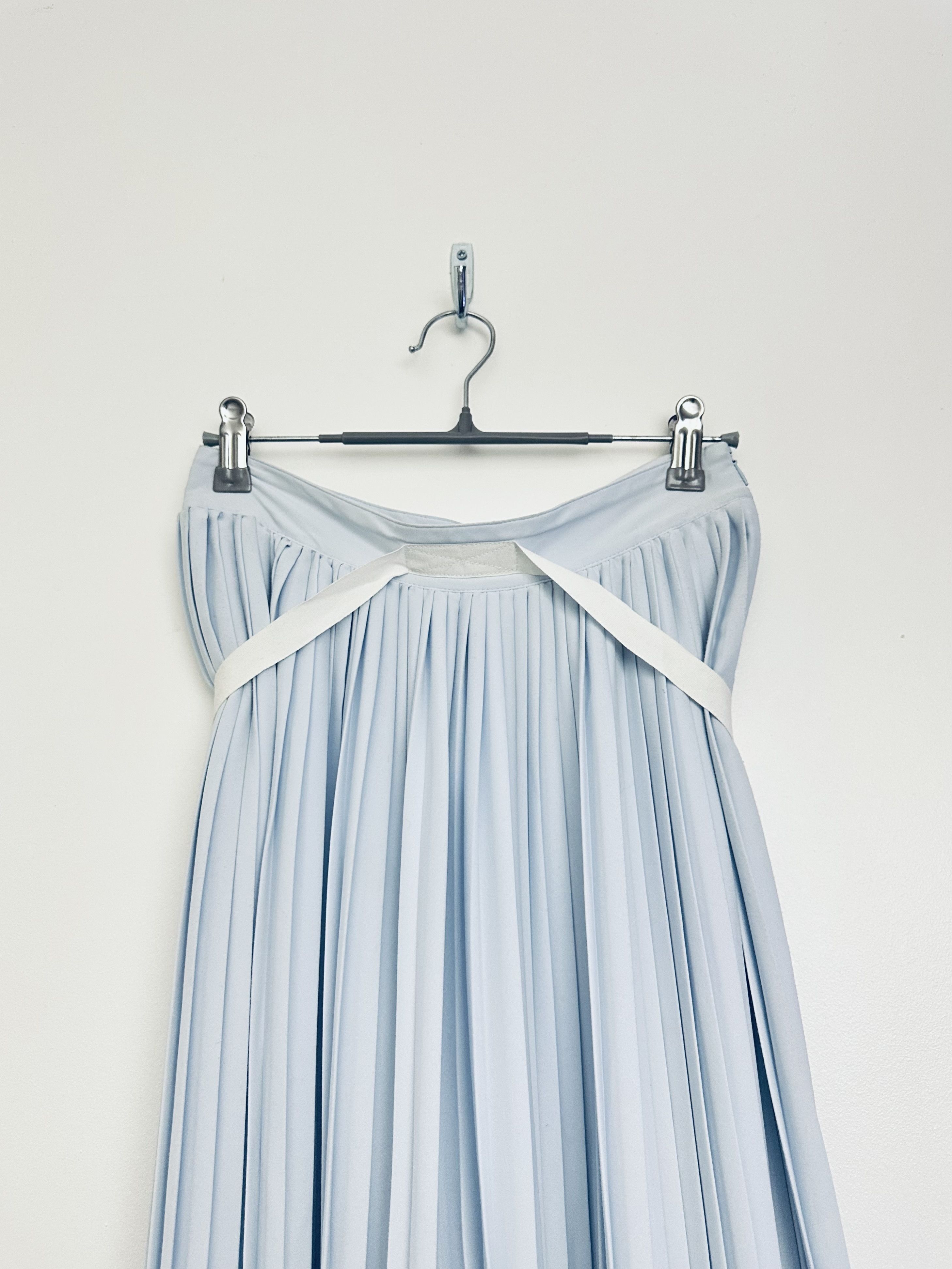 MM6 MM6 MASON MARGIELA POWDER BLUE PLEATED SKIRT Size 26" / US 2 / IT 38 - 3 Thumbnail