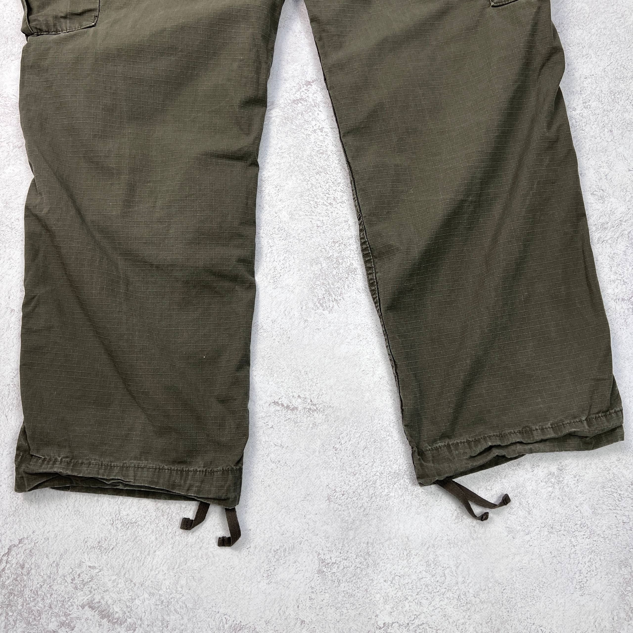 Carhartt Wip Carhartt WIP Regular Cargo Pants Ripstop Olive Green Men's Size US 40 / EU 56 - 10 Thumbnail