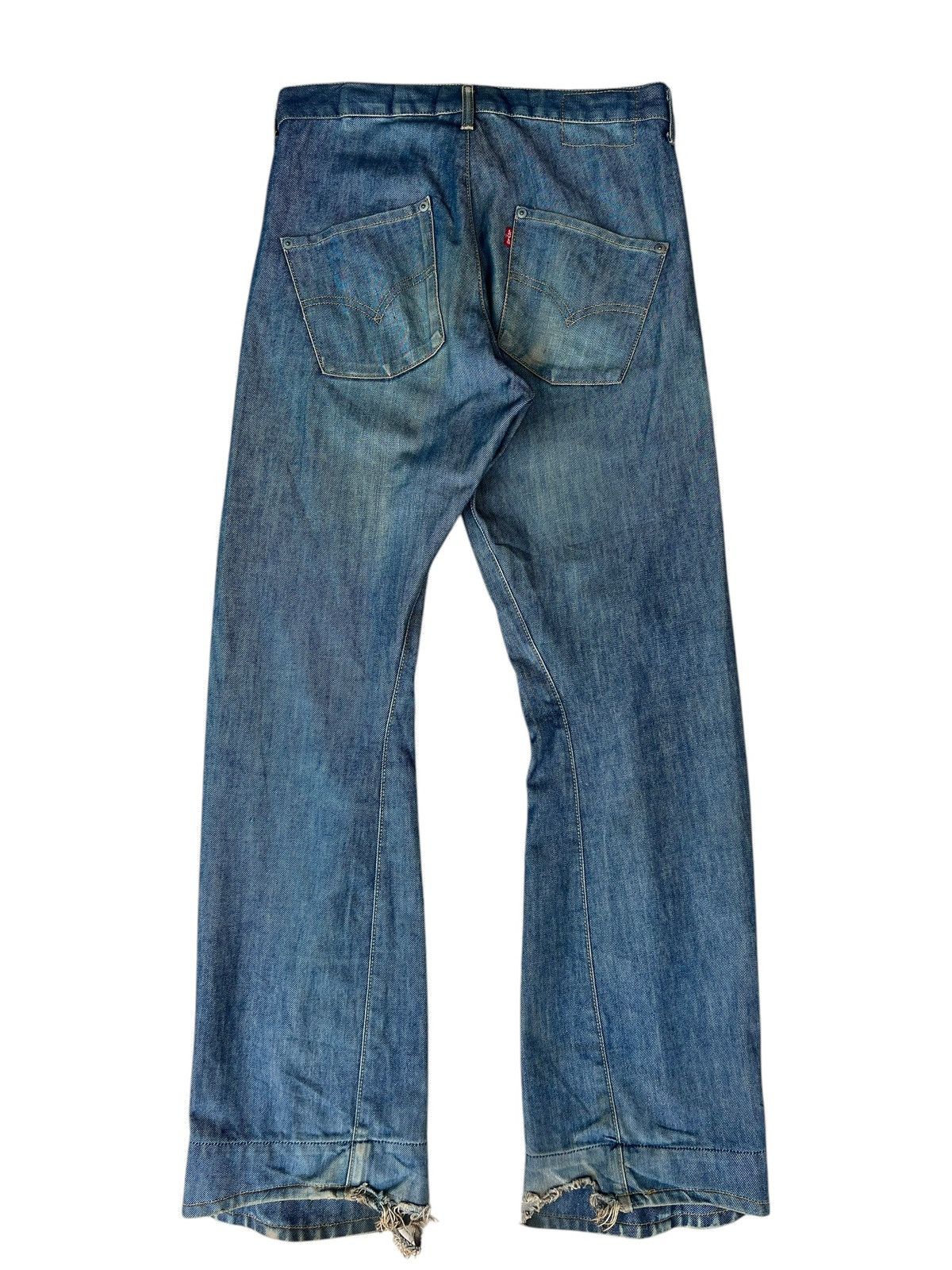 Levi's Dirty Mud Stains Denim Distressed Levi’s Engineered Jeans Size US 30 / EU 46 - 14 Thumbnail