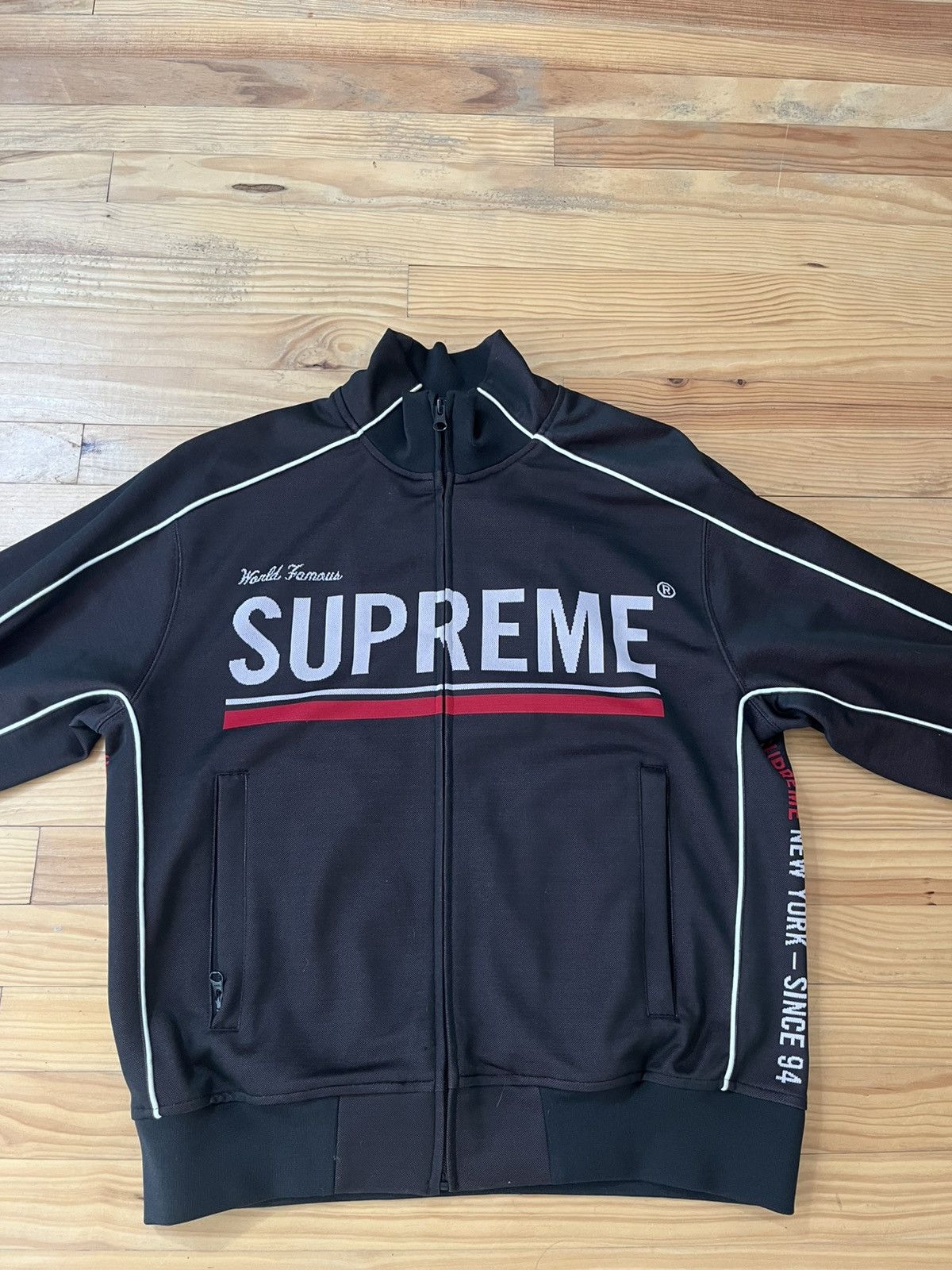 Supreme Supreme World Famous Jacquard Track Jacket Size US S / EU 44-46 / 1 - 3 Thumbnail