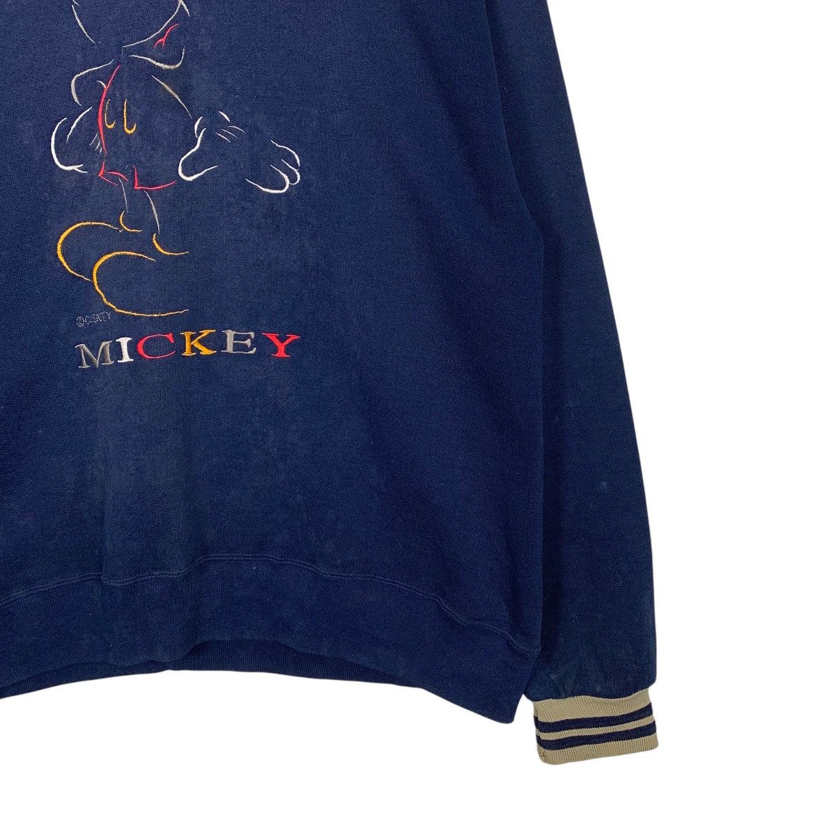 Mickey Mouse Vintage 90s Disney Mickey Mouse Big Logo Sweatshirt Size US L / EU 52-54 / 3 - 4 Thumbnail