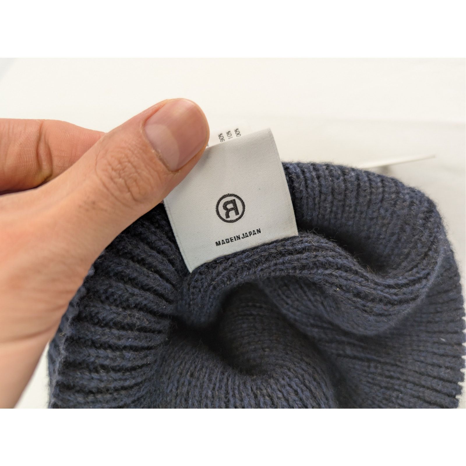 READYMADE o1rshd1 Size: OS / Recycled Wool Knit Beanie Cap / Hat Black Size ONE SIZE - 14 Thumbnail