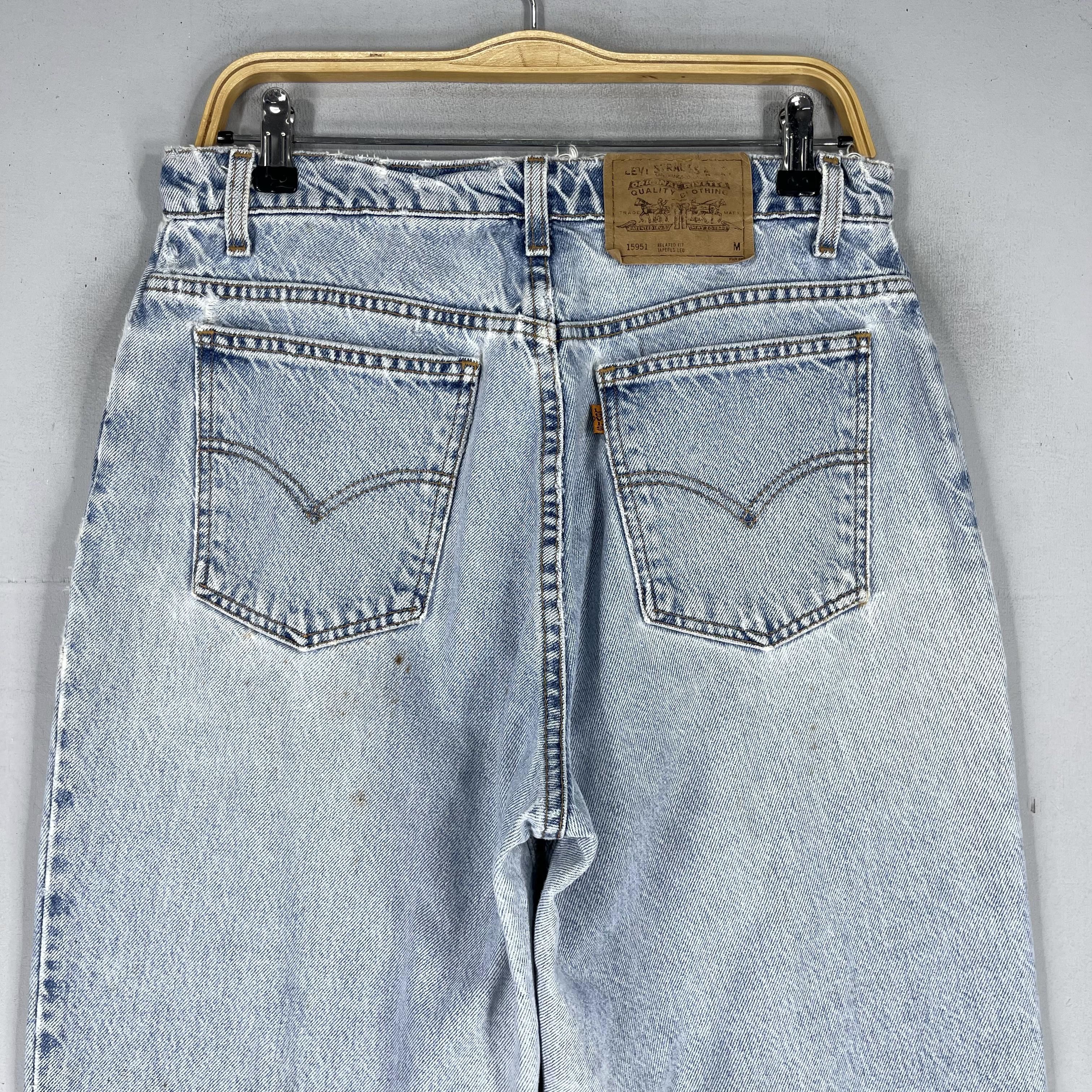 Levi's × Vintage W30 L30 Vintage Distressed Levis 951 Dirty Hourglass Jeans Size 30" / US 8 / IT 44 - 10 Thumbnail