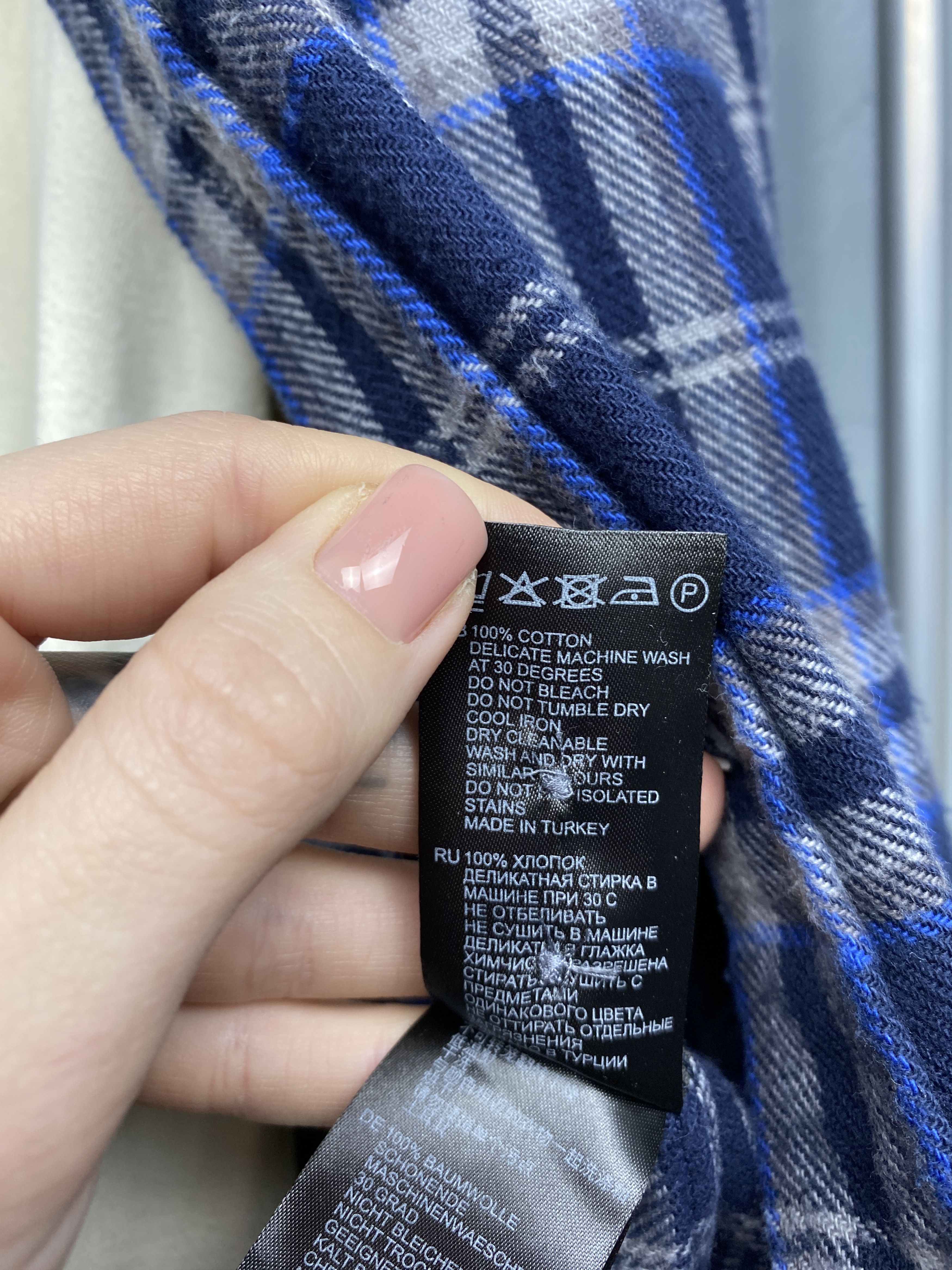 Reiss Reiss Mens Flannel Plaid Shirt Size US M / EU 48-50 / 2 - 5 Thumbnail