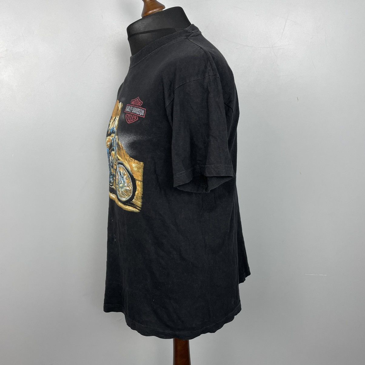 Harley Davidson × Vintage Vintage 3D Emblem Harley Davidson T-shirt Size US L / EU 52-54 / 3 - 6 Thumbnail