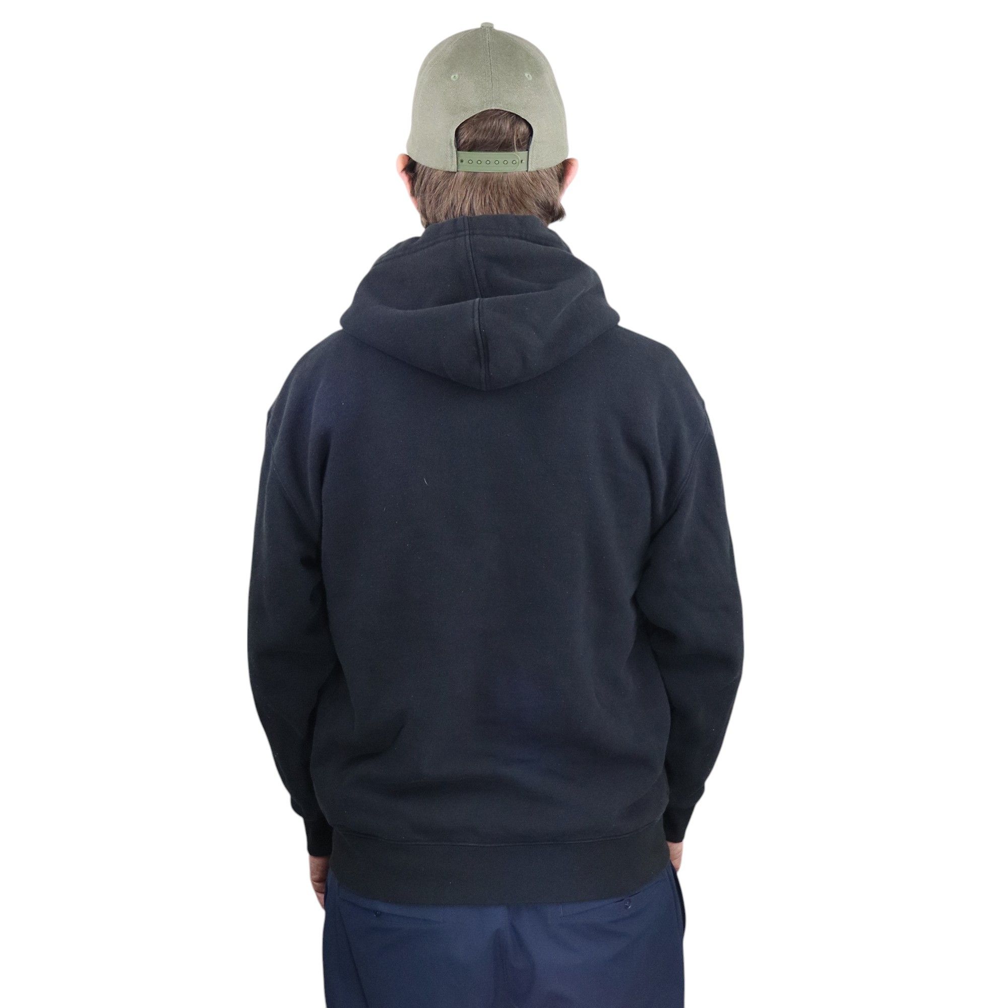 Ninth Hall × Vintage Boxy Baggy Distressed Black Zip Up Hoodie Mens Medium Size US M / EU 48-50 / 2 - 3 Thumbnail