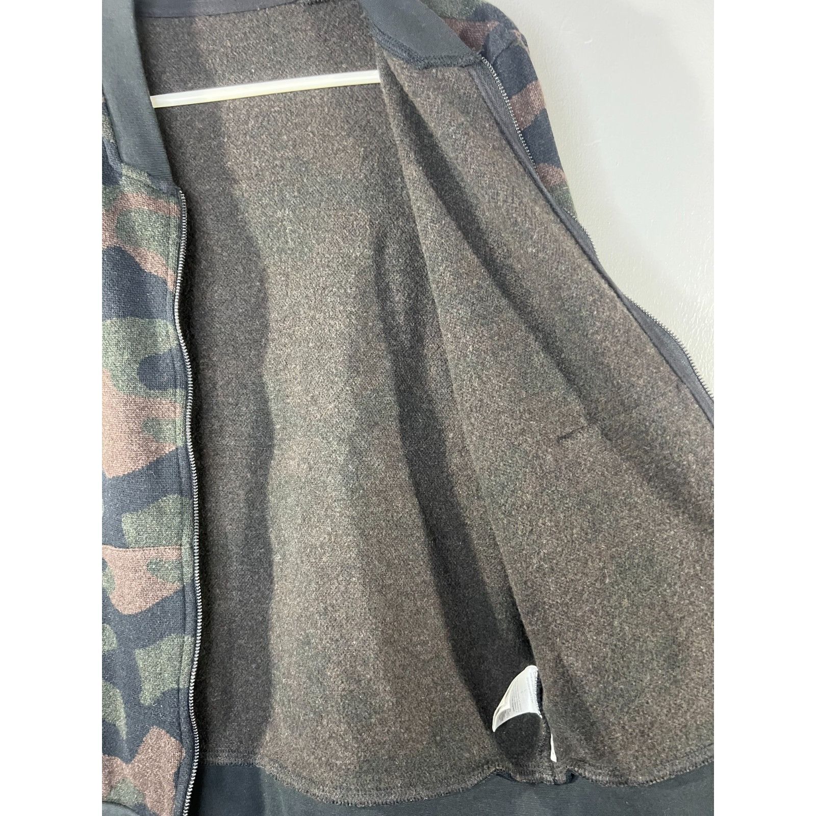 Outerknown Outerknown Wool Cotton Full Zip Jacket Size LG Green Black B Size US L / EU 52-54 / 3 - 4 Thumbnail