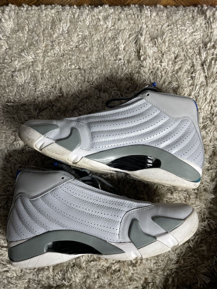 Jordan Brand Jordan 14 Wolf Grey Size US 9.5 / EU 42-43 - 3 Thumbnail