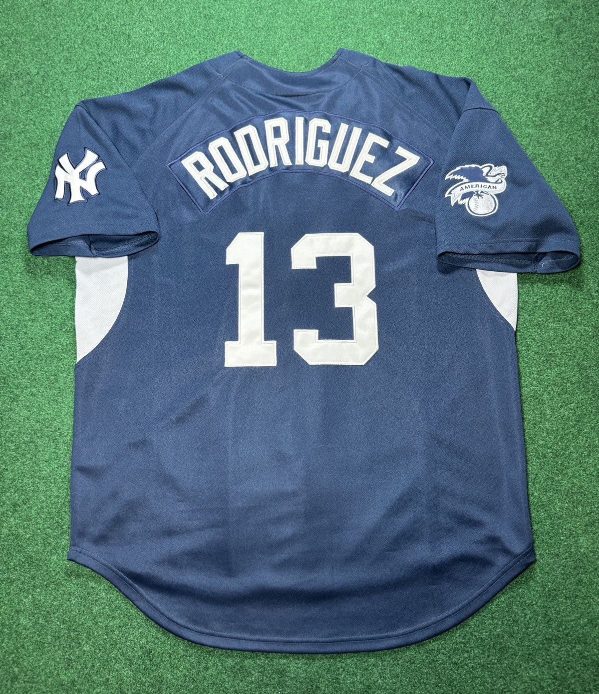 MLB × Nike Vintage Alex Rodriguez Yankees Nike MLB Baseball Jersey Size US L / EU 52-54 / 3 - 1 Thumbnail