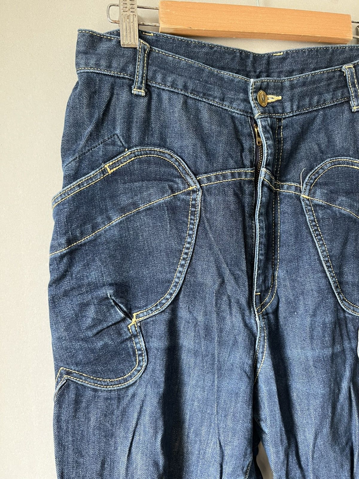 mercibeaucoup Mercibeaucoup by Issey Miyake drop crotch denim Jeans Size US 30 / EU 46 - 2 Thumbnail
