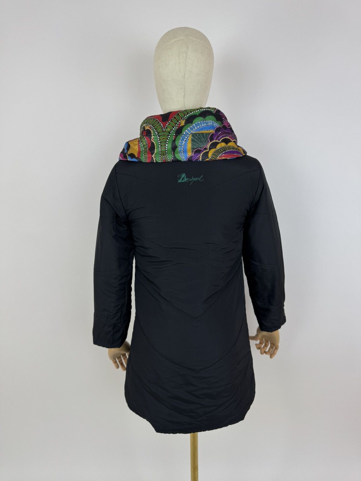 Desigual Desigual Double Sided coat Floral Multicolour Womens 2XS Size XXS / US 00 / IT 34 - 8 Thumbnail