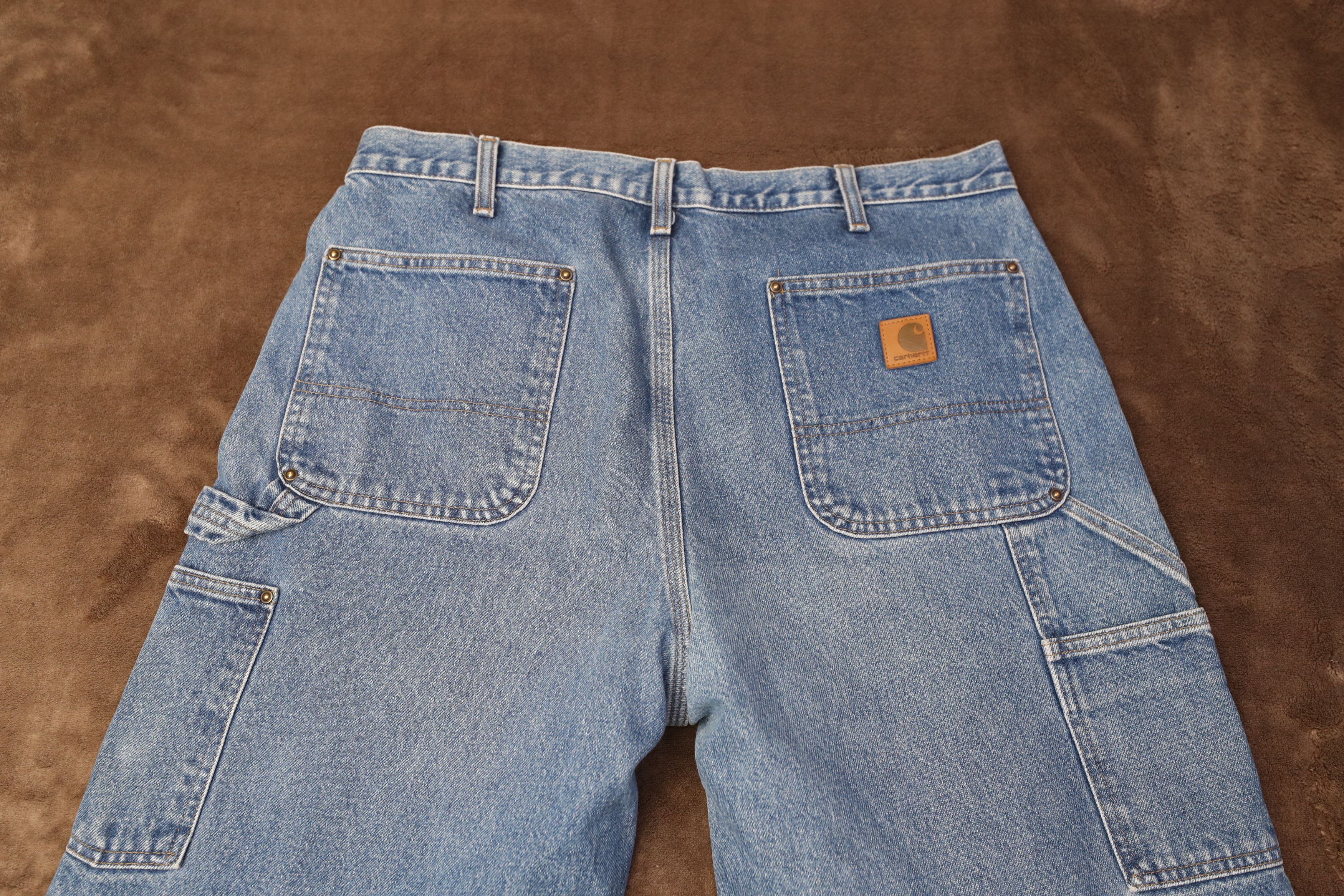 Carhartt Carhartt Men's Double Front Logger Dungaree (36x30) Size US 36 / EU 52 - 13 Thumbnail