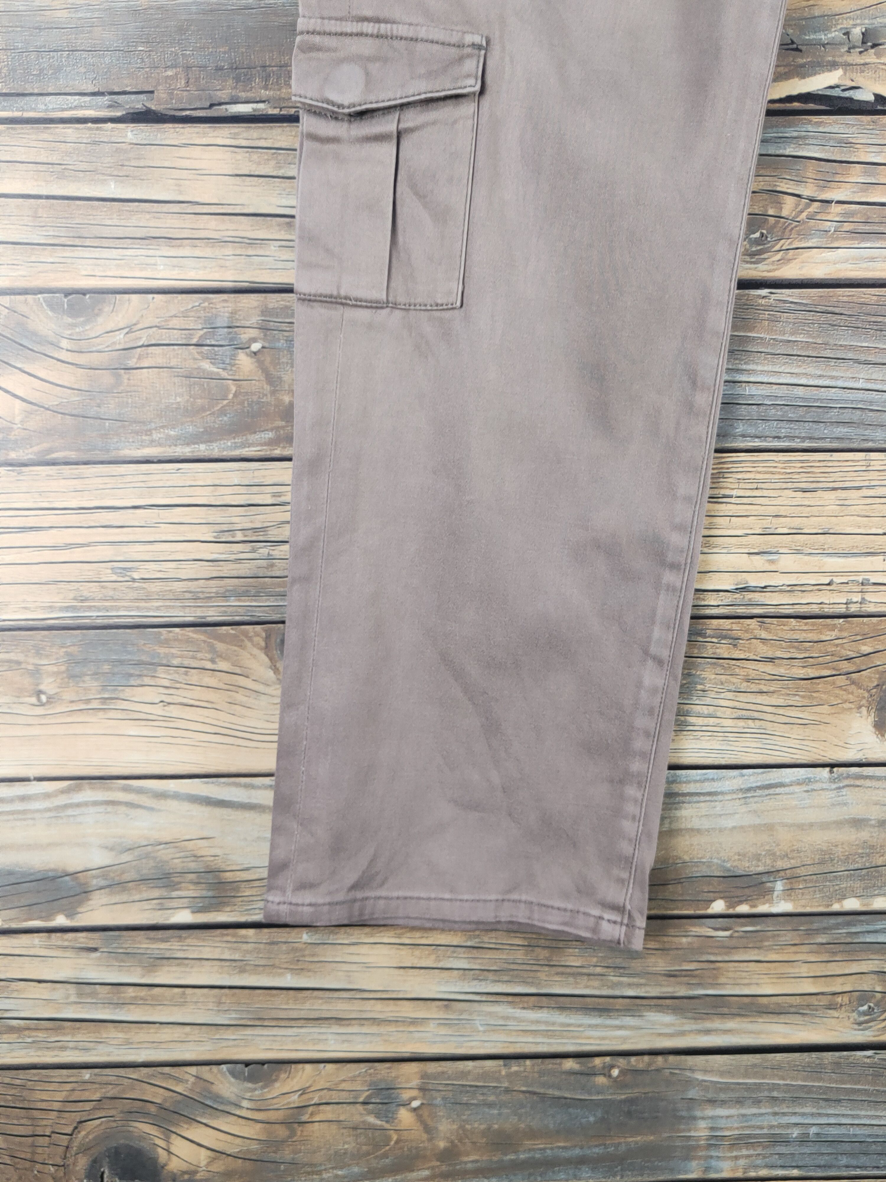 Japanese Brand DL A.S.M Beige Multipocket Cargo Pants #46-079T Size US 28 / EU 44 - 4 Thumbnail
