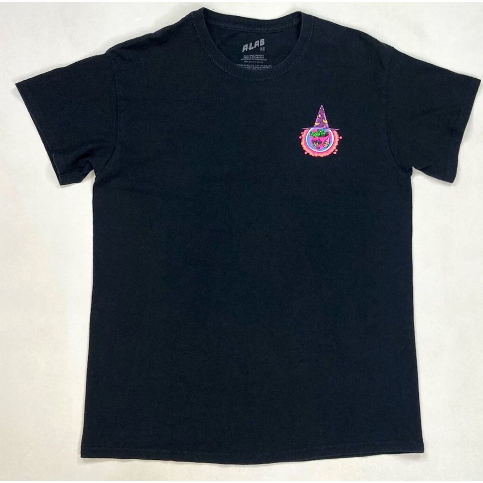 Vintage VINTAGE ALAB Magic Wizard Psychedelic Graphic T-shirt Men Medium Black Short Sleeve Size US M / EU 48-50 / 2 - 3 Thumbnail