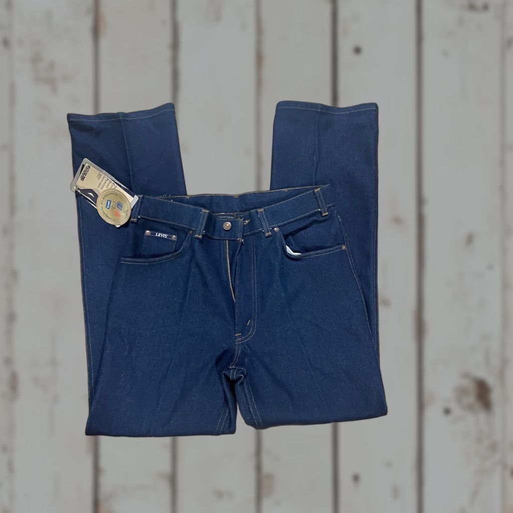 Levi's VINTAGE Levi's Jeans Mens 34x32 Flared Orange Tab Deadstock 1981 Jeans Mens Regular 34x32 Orange Flared 80s American Mens Size US 34 / EU 50 - 1 Thumbnail