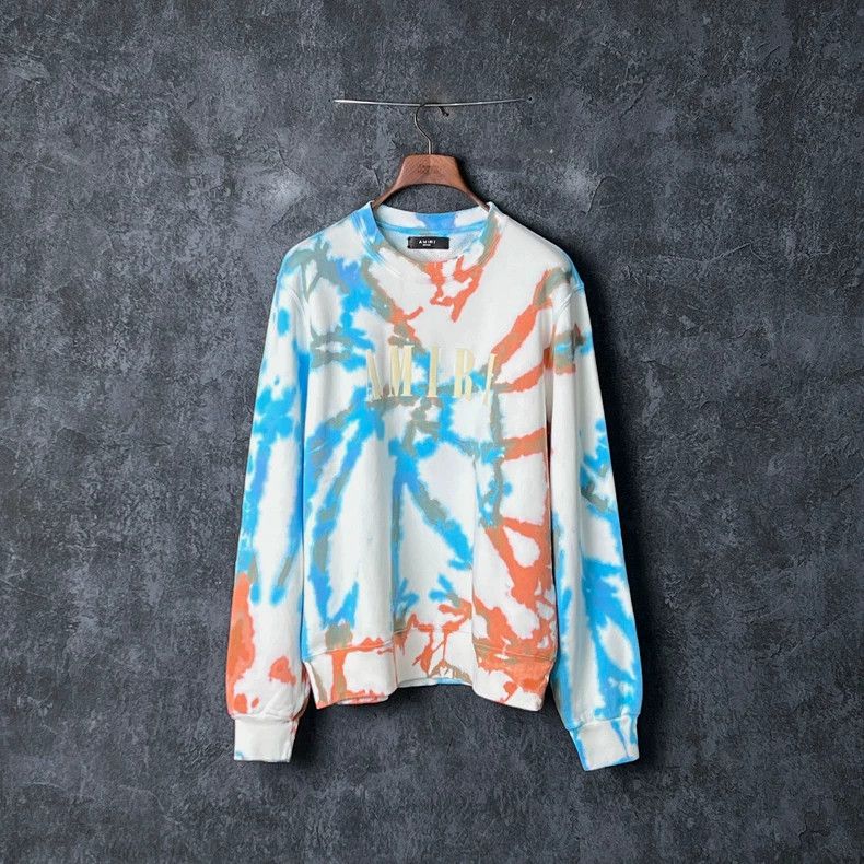 Amiri Amiri Tie-Dye Cotton Sweatshirt Size US M / EU 48-50 / 2 - 1 Thumbnail