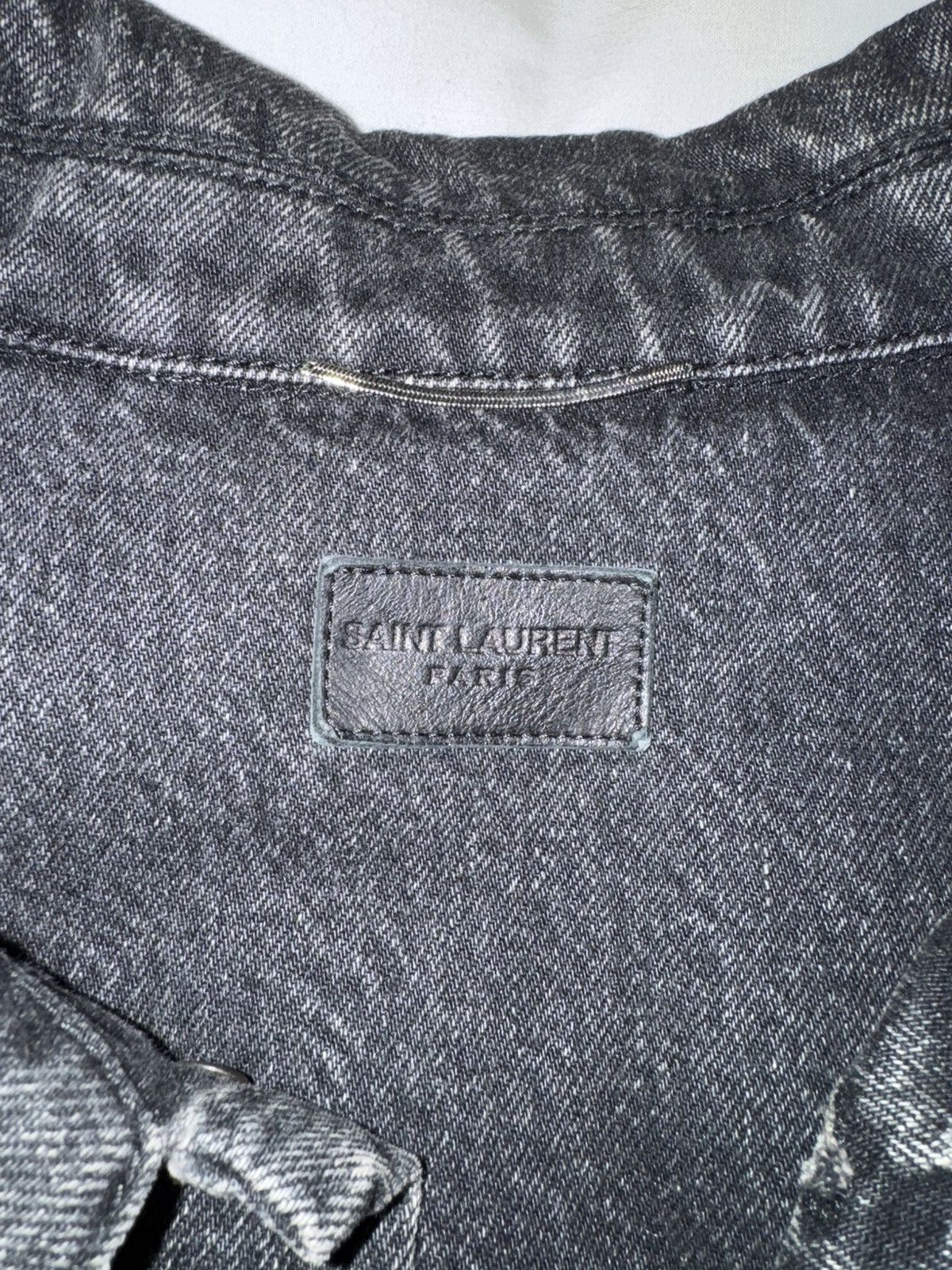 Saint Laurent Paris Saint Laurent Denim Jacket Size US S / EU 44-46 / 1 - 3 Thumbnail