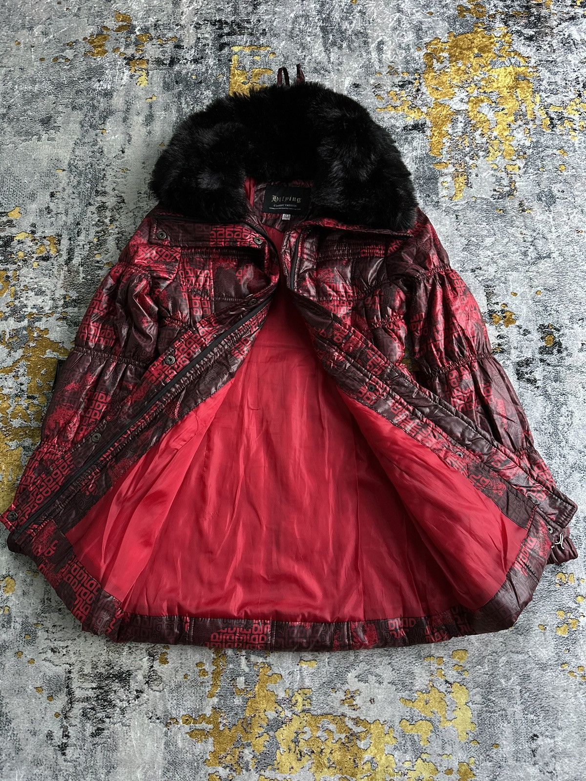 PPFM CRAZY FASHION LGB STYLE PUFFER FUR JACKET Size US S / EU 44-46 / 1 - 8 Thumbnail