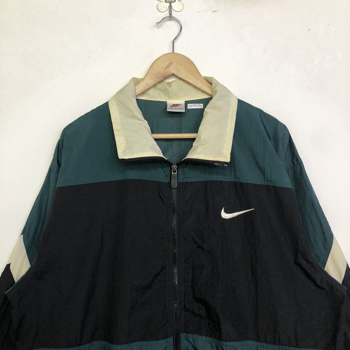 Vintage BLxGNxNV　80’S/90'S　/古着　ナイキ NIKE　Windbreaker 　L