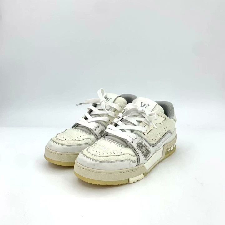 Louis Vuitton Louis Vuitton Trainer White Sneakers Size US 6.5 / IT 36.5 - 1 Thumbnail