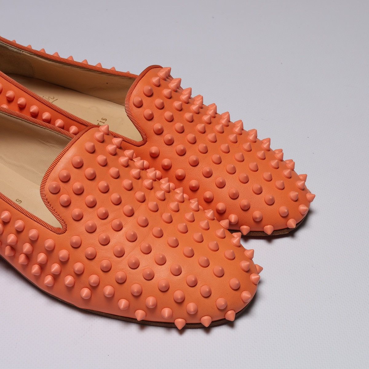 Christian Louboutin Christian Louboutin Spike Patent Loafers Shoes Size US 8 / EU 41 - 3 Thumbnail