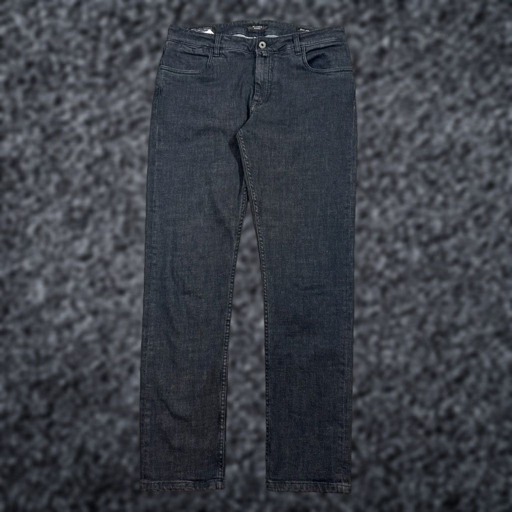 Peserico Peserico Jeans Black Denim Mens Size 33 x 33 Straight Fit Selvedge Vintage No Size US 33 - 1 Thumbnail