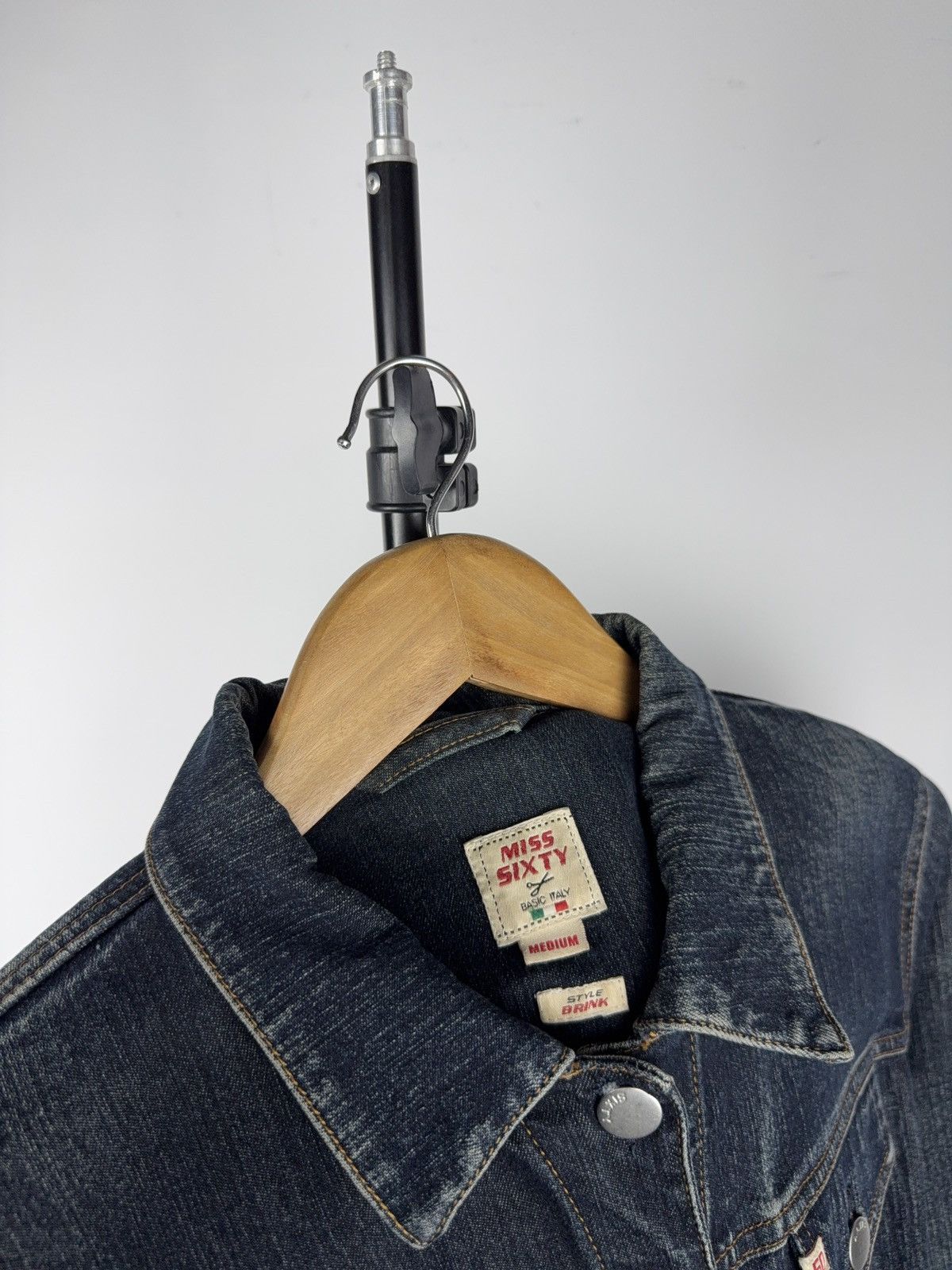 Miss Sixty Vintage 90s retro y2k Miss Sixty Western Italy denim jacket Size M / US 6-8 / IT 42-44 - 4 Thumbnail