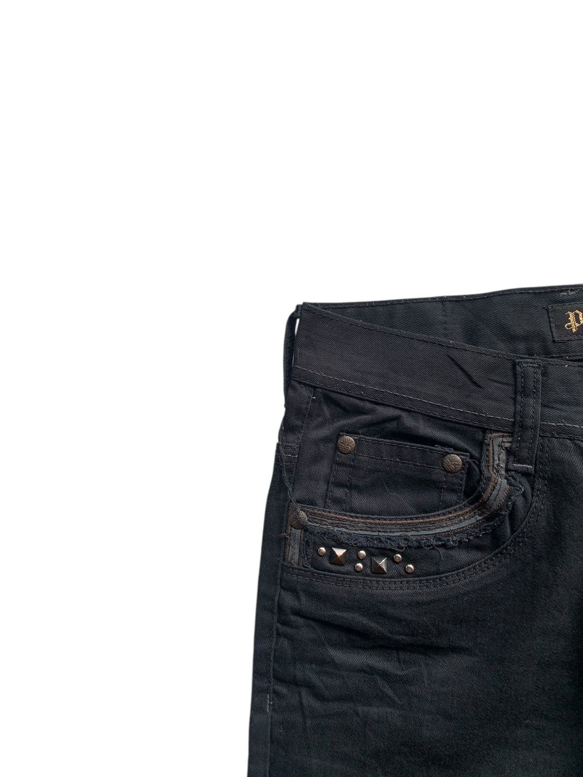 Tornado Mart PUNK PASTA DENIM STUDDED JAPANESE STYLE PANTS Size US 29 - 9 Thumbnail