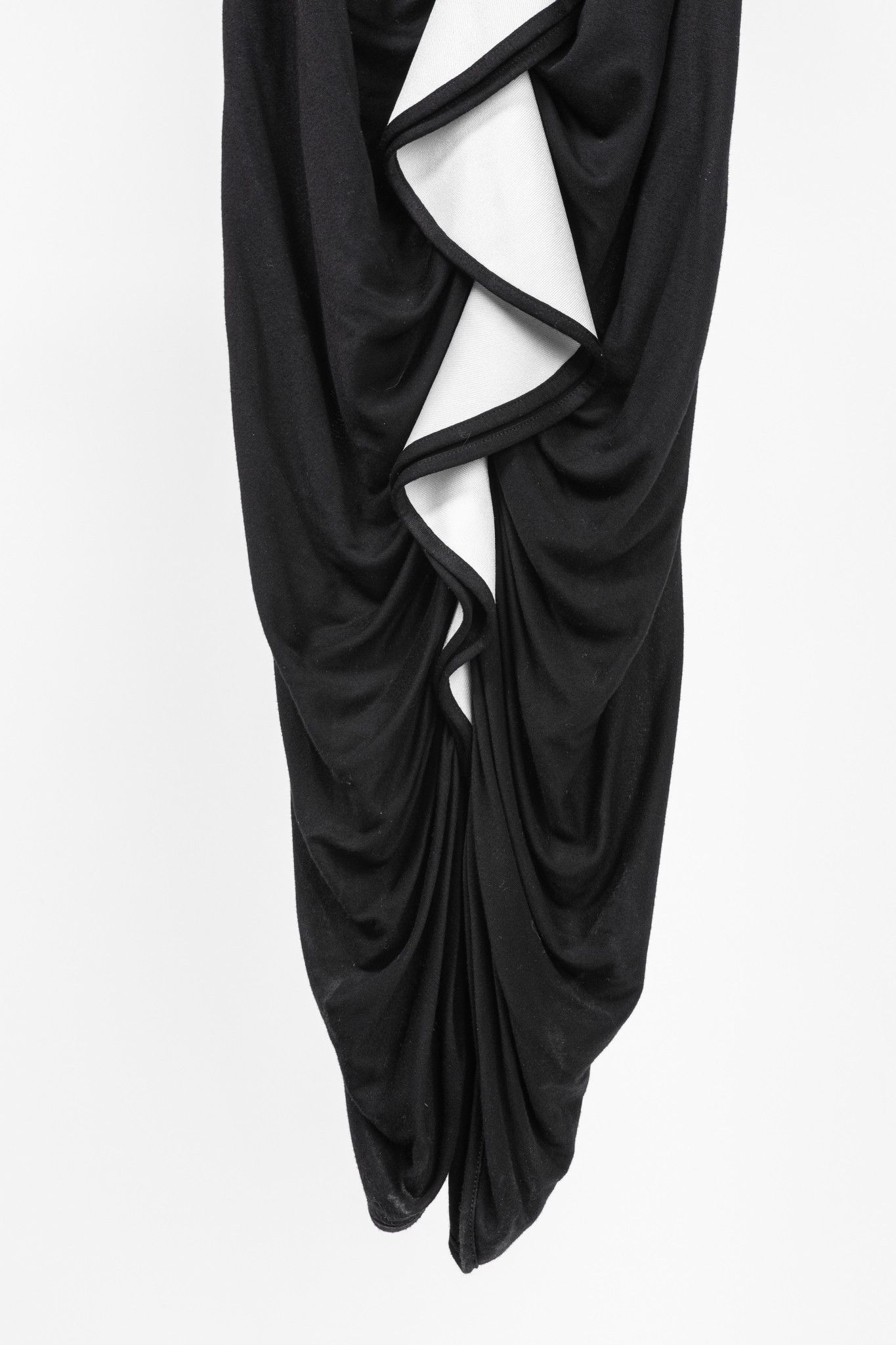 Givenchy Givenchy PF/13 Black Ruffle Jersey Sleeveless Dress Size M / US 6-8 / IT 42-44 - 7 Thumbnail