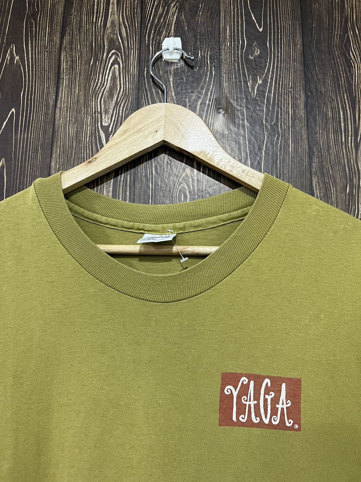 Vintage Vintage 90s Yaga Streetwear Boxy Tshirt Size US M / EU 48-50 / 2 - 4 Thumbnail