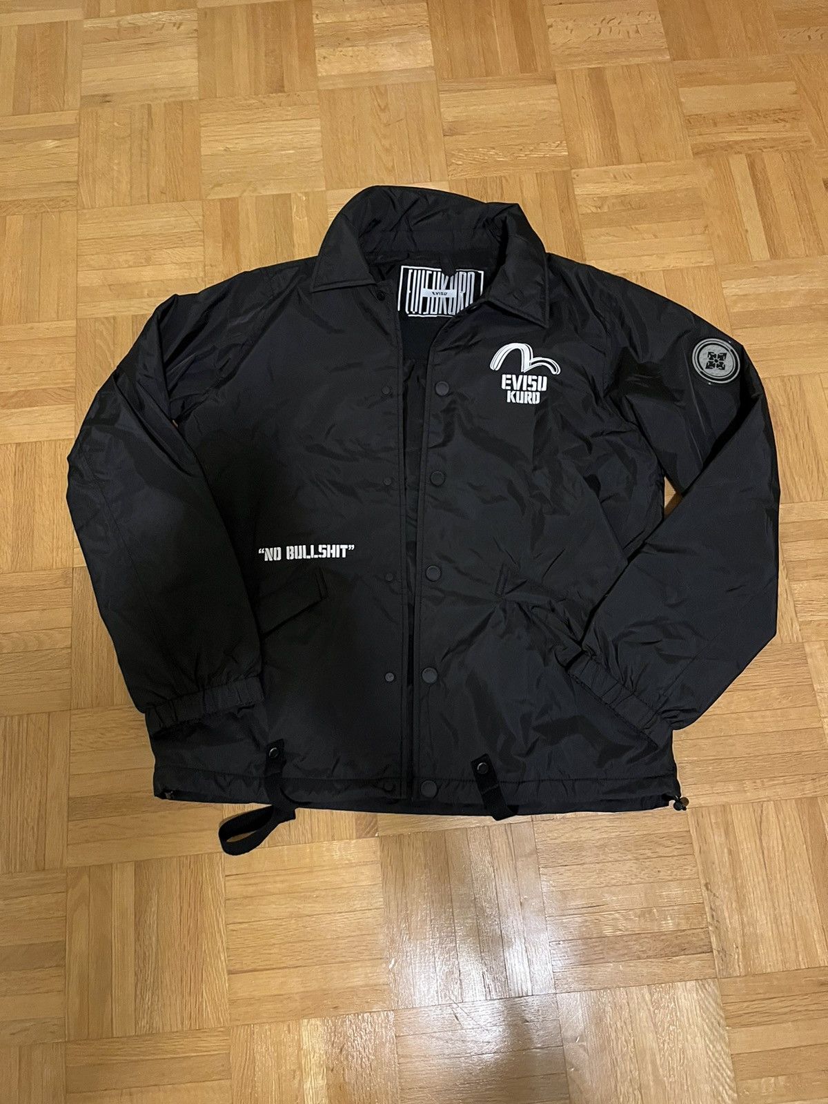 image of Evisu Jacket in Black, Men's (Size Medium)